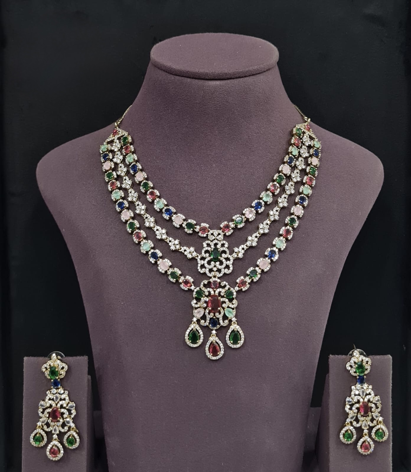 Cz Necklace 11113 - 9