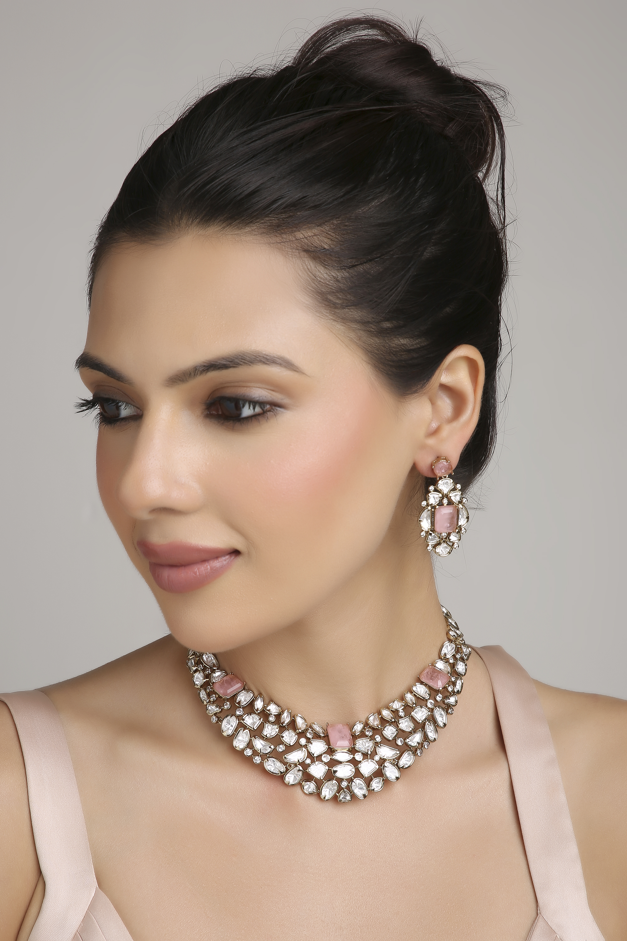 Kundan Necklace 06295 - 3