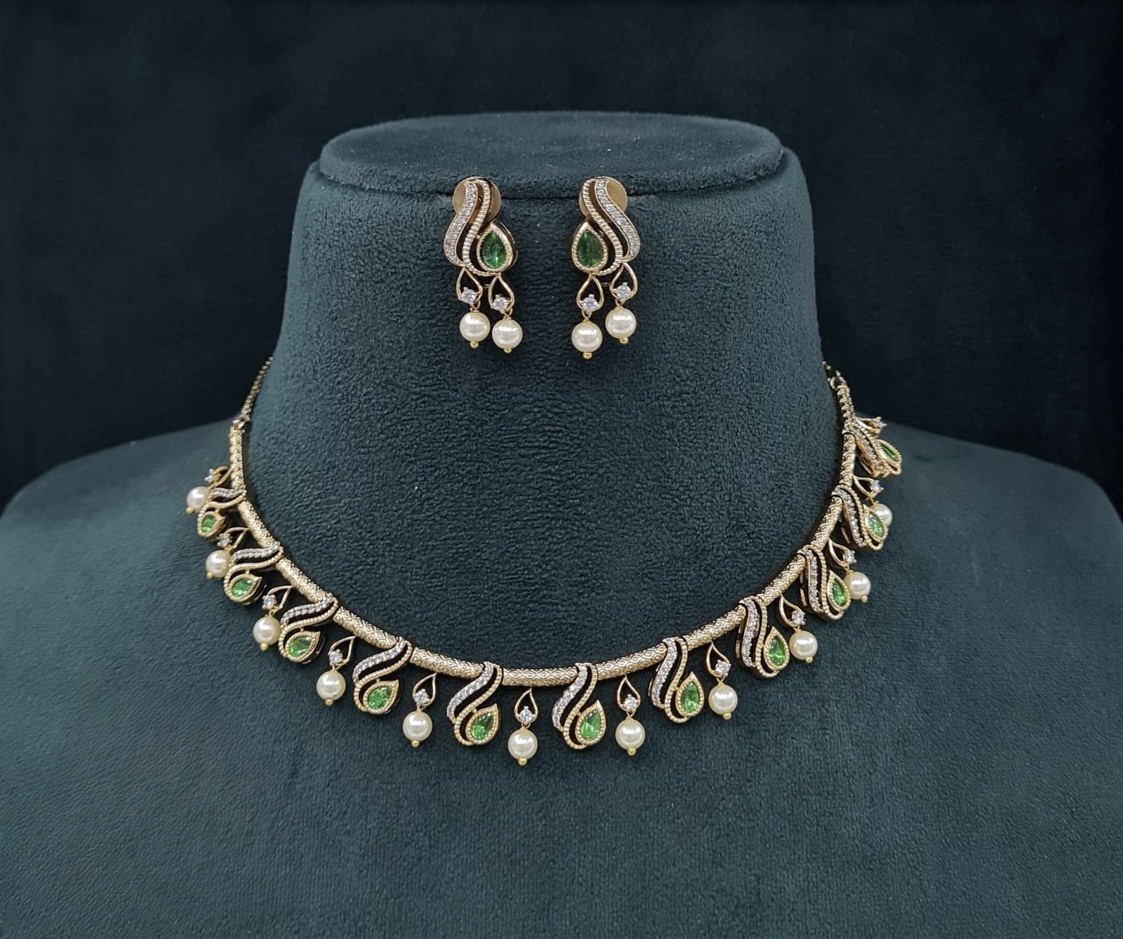 Kundan Necklace 06215 - 4