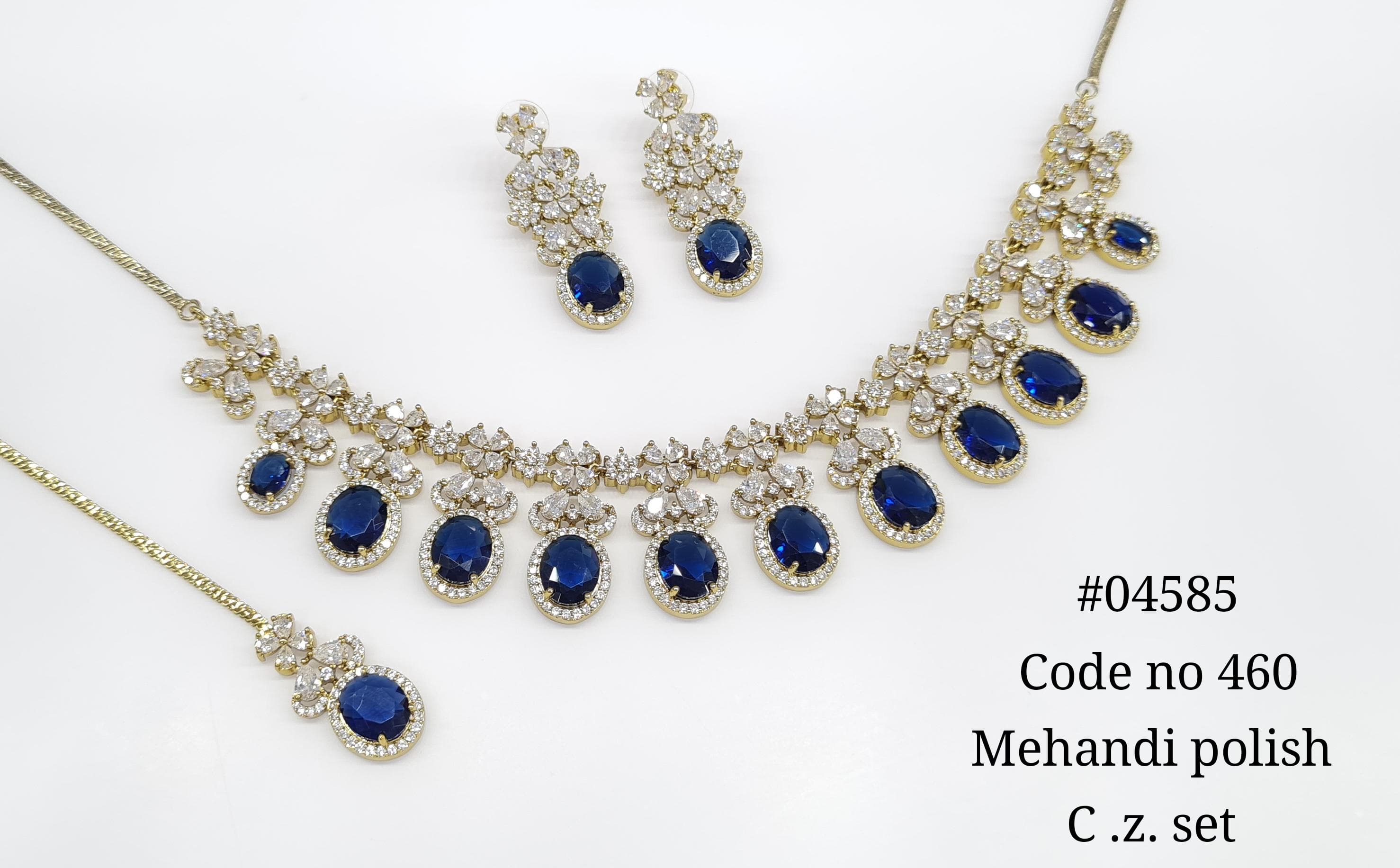 Cz Necklace 04585 - 7