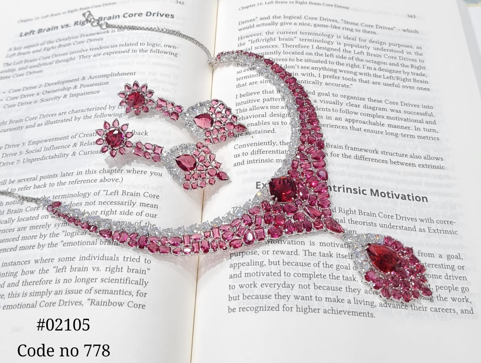 Cz Necklace set 02105