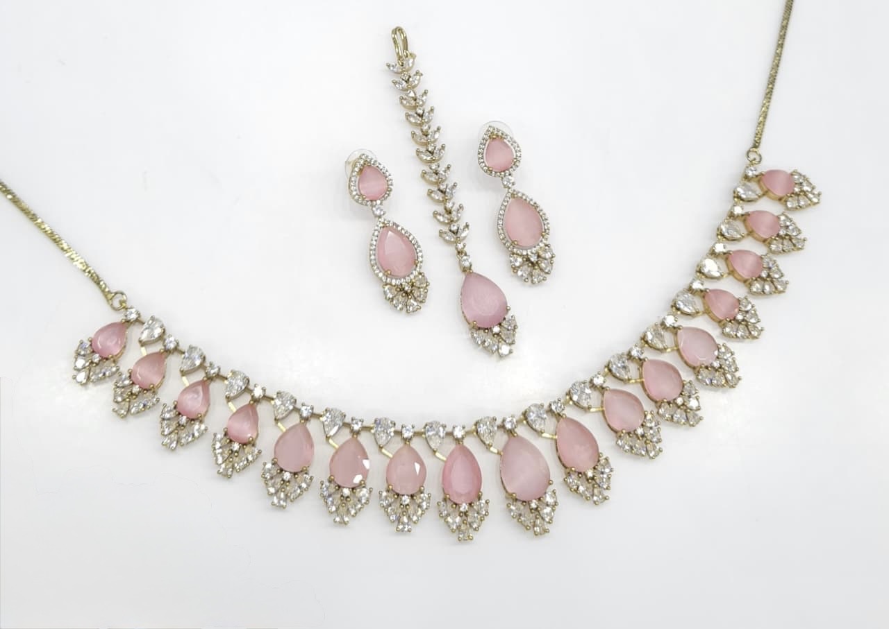 Cz Necklace 06683 - 5