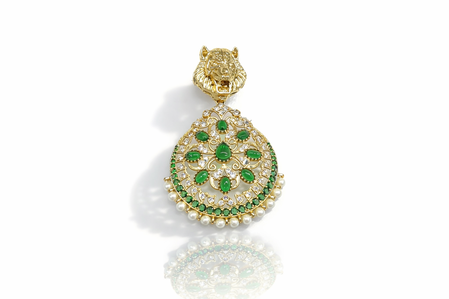 Kundan Brooch 09054