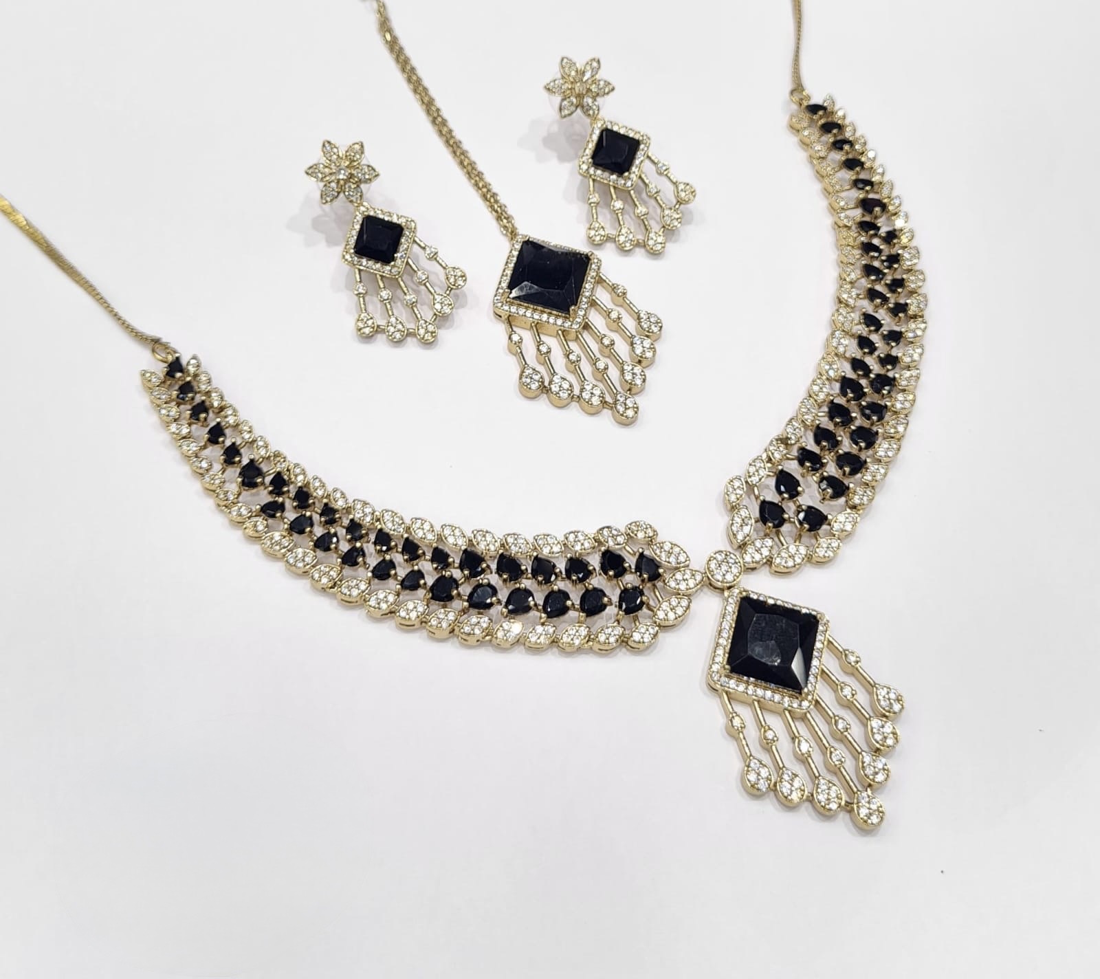 Cz Necklace 09425 - 12