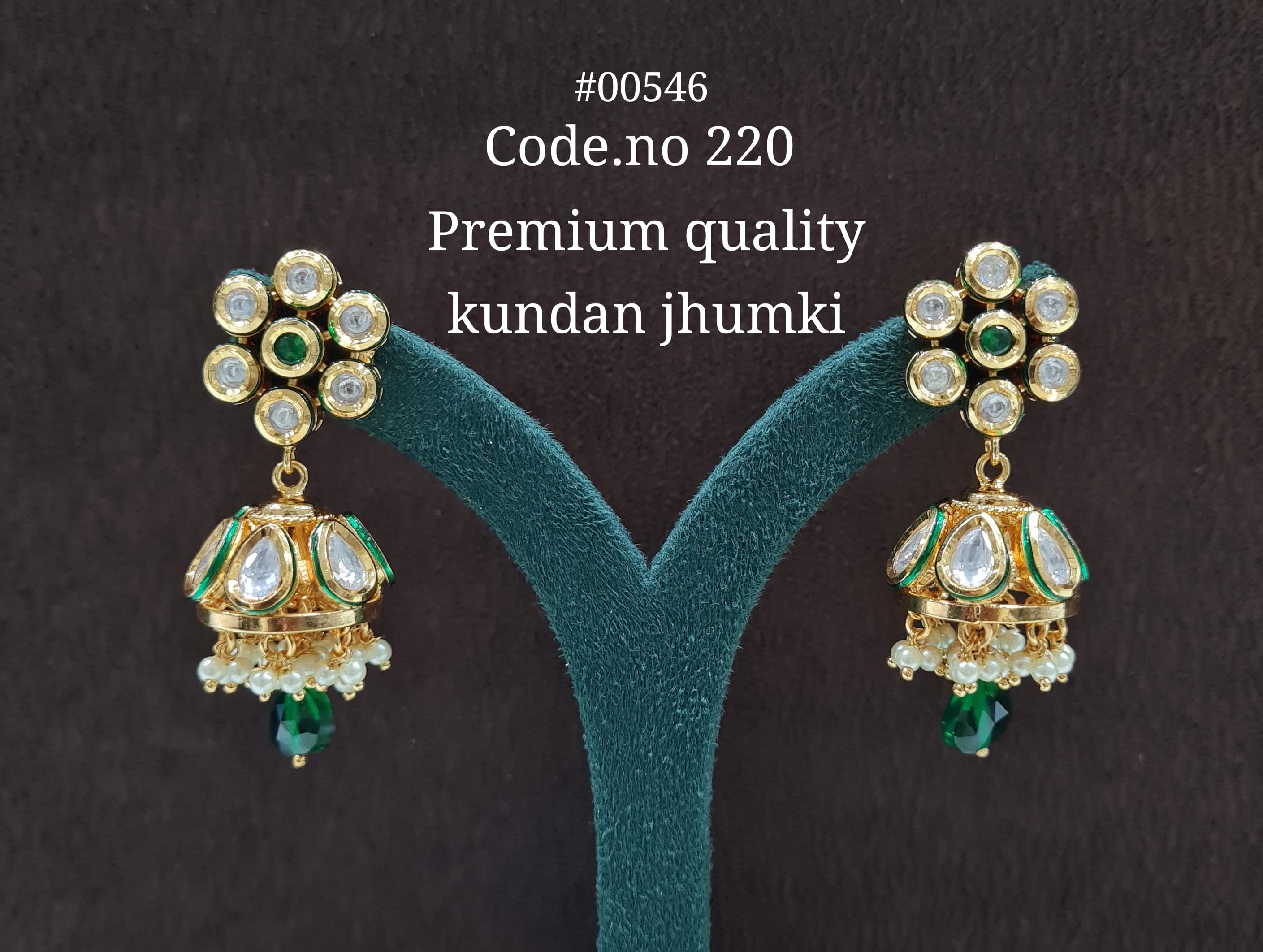 Kundan Jhumka 00546