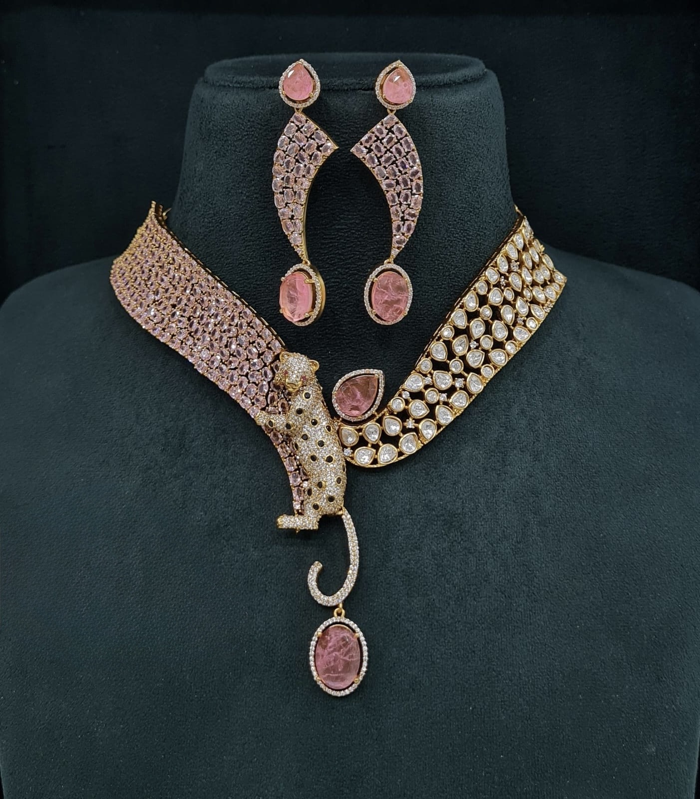 Kundan Necklace 08218 - 3