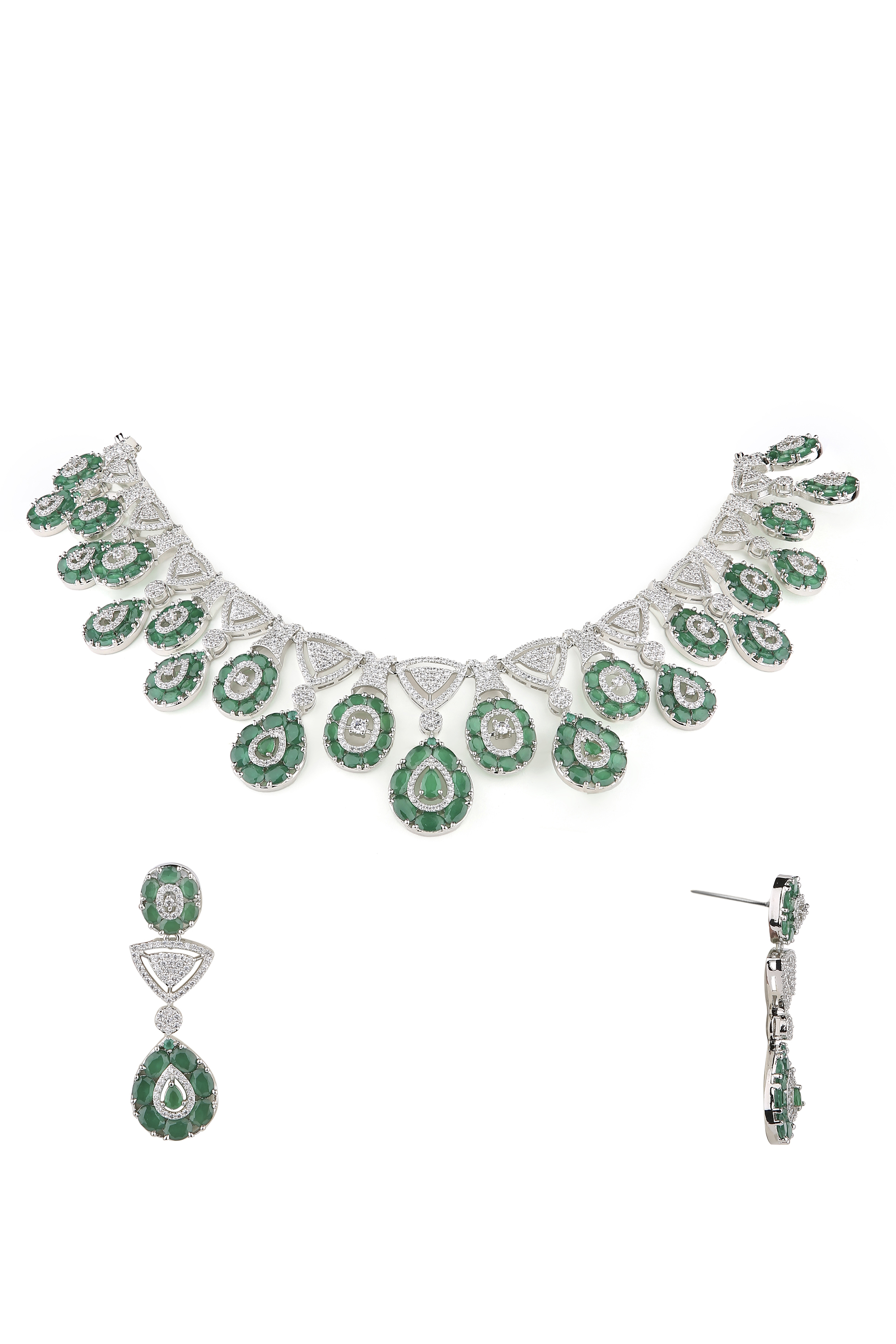 Cz Necklace 07586 - 9