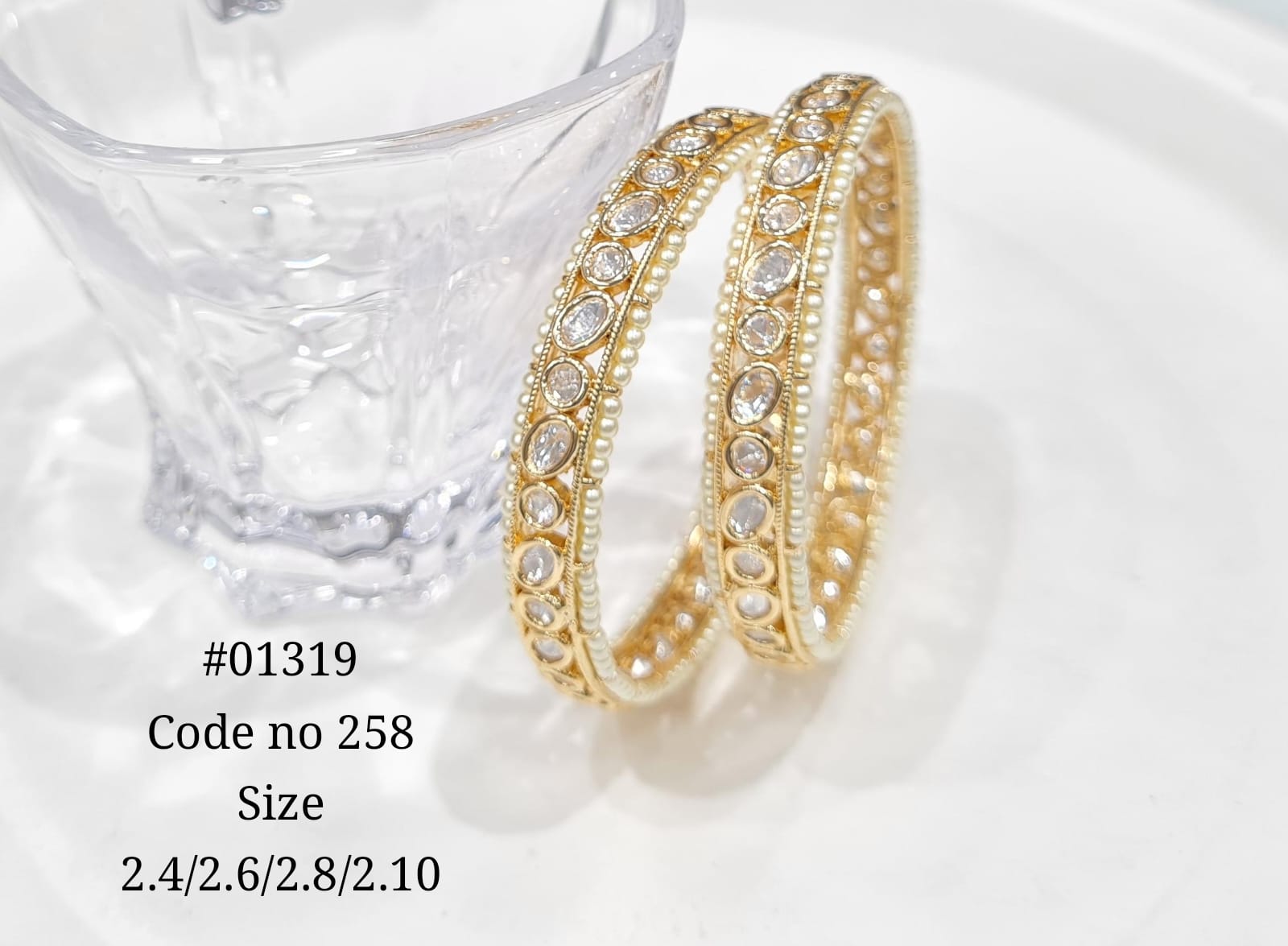 Kundan Bangles 01319