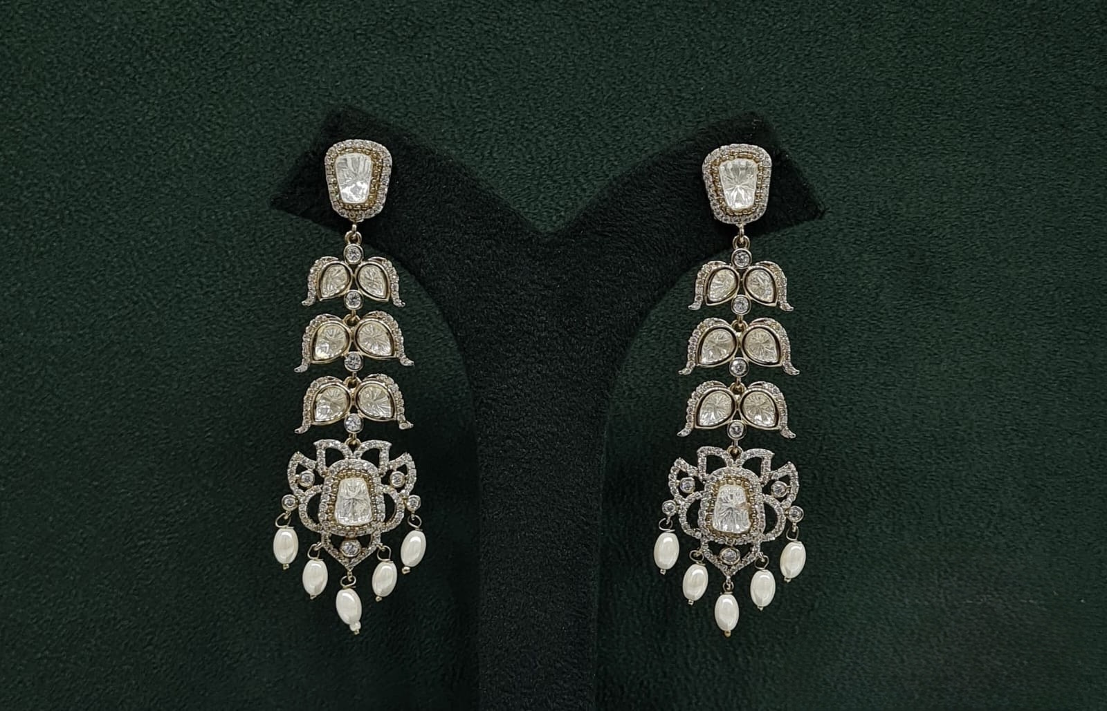 Kundan Earrings 09675 - 9