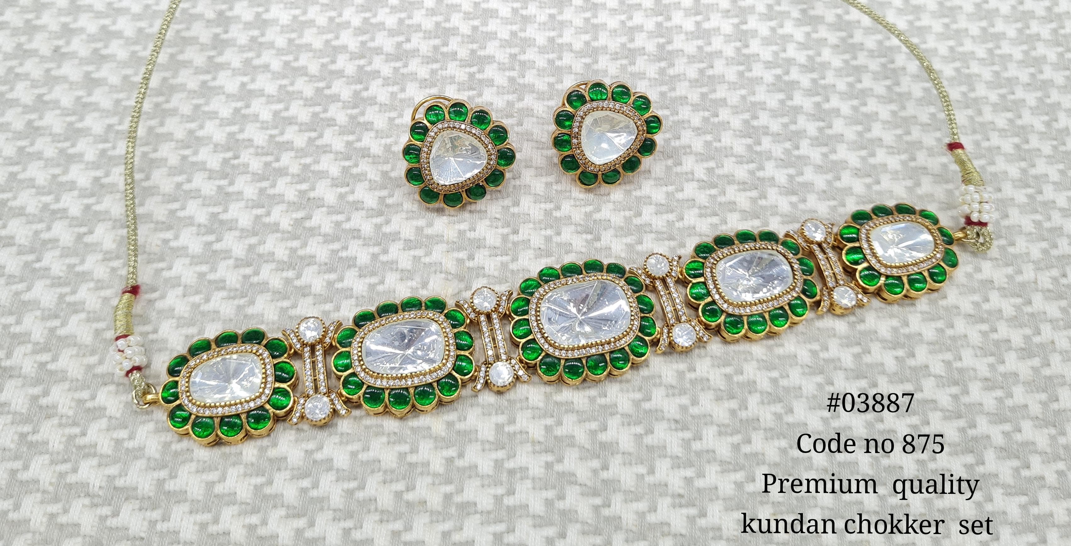 Kundan Choker 03887 - 4