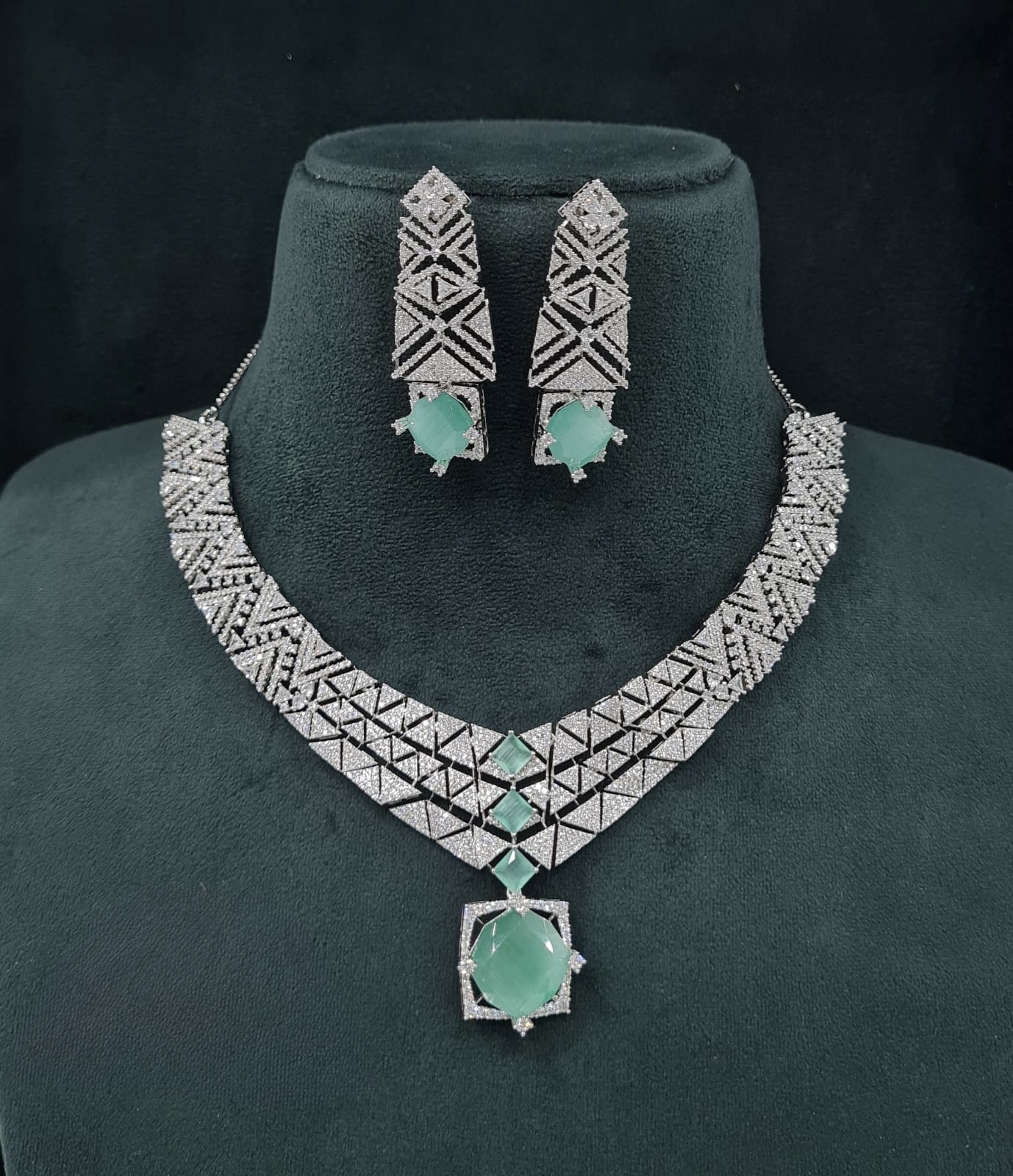Cz Necklace 06094 - 3