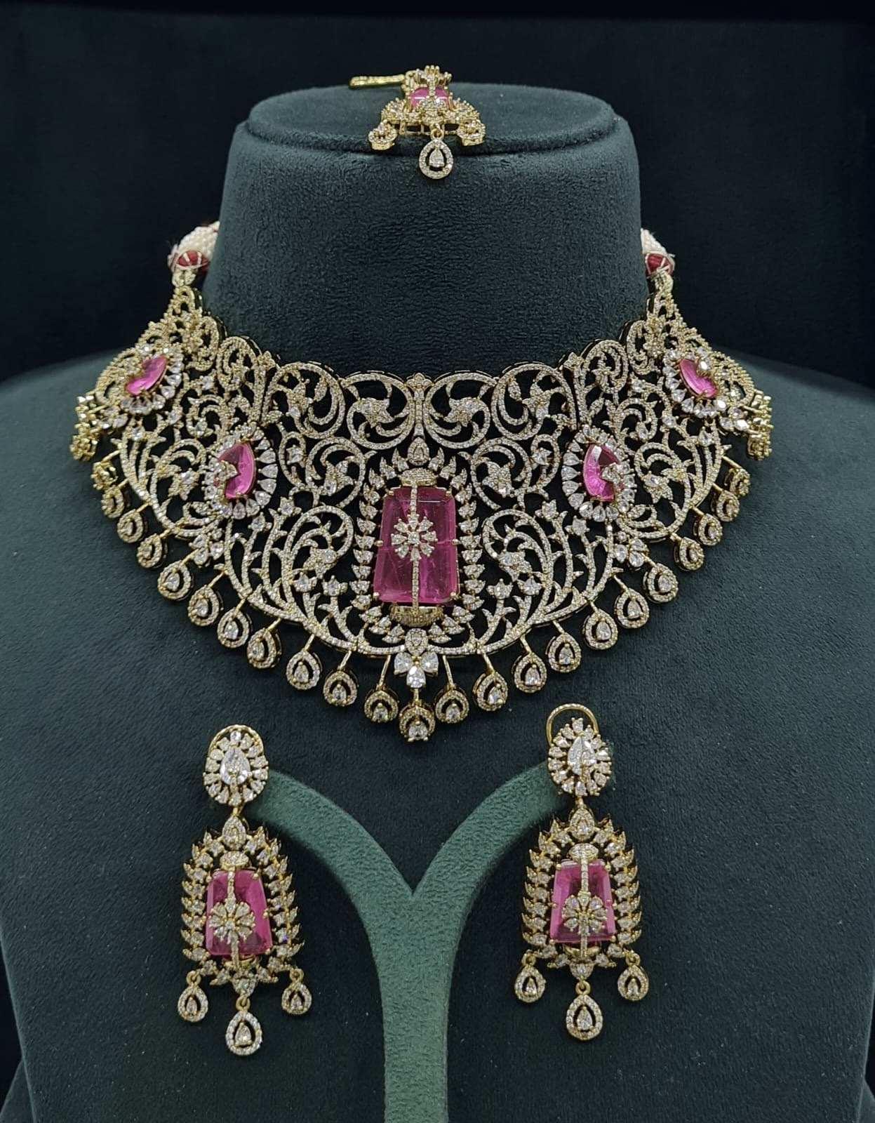 Cz Necklace 07419 - 6