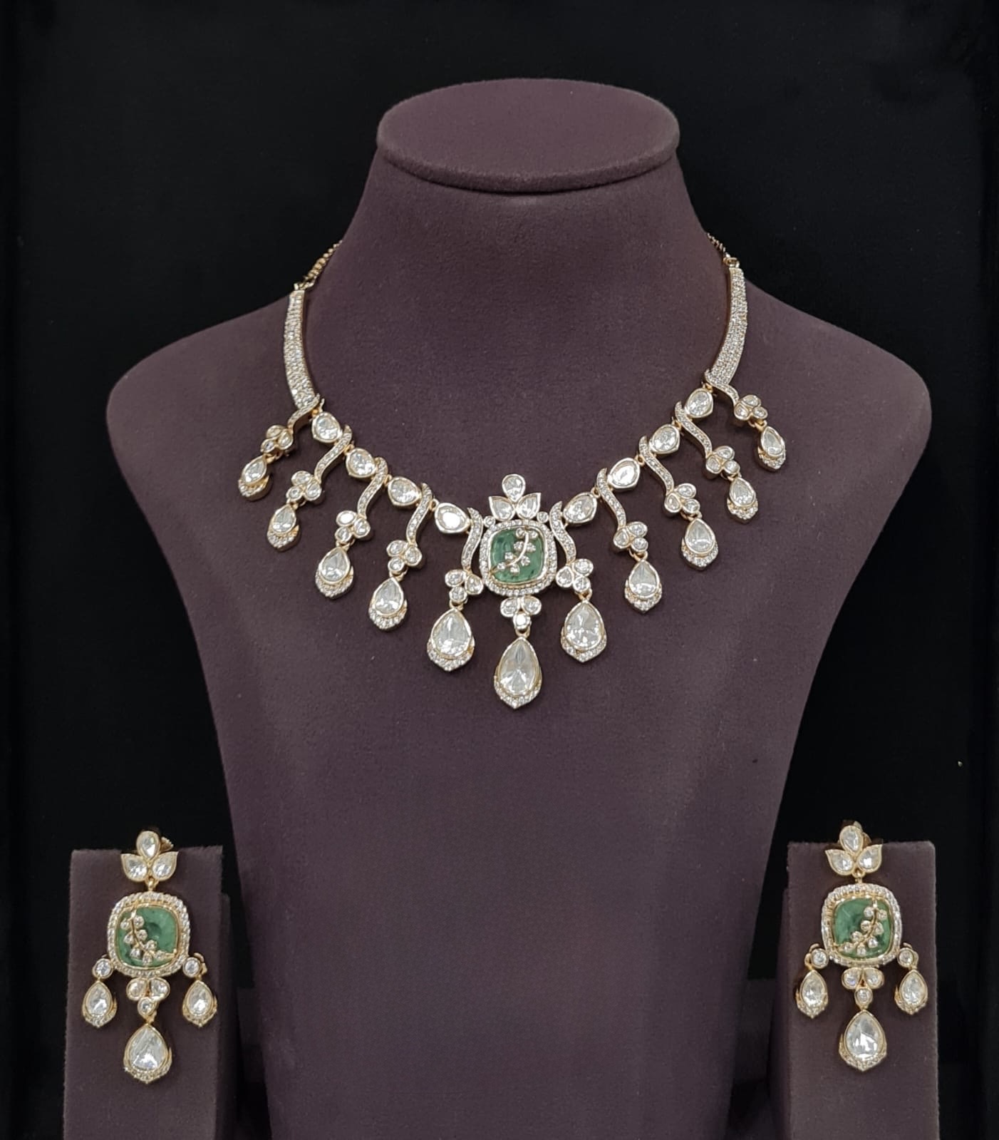 Kundan Necklace 11236 - 3