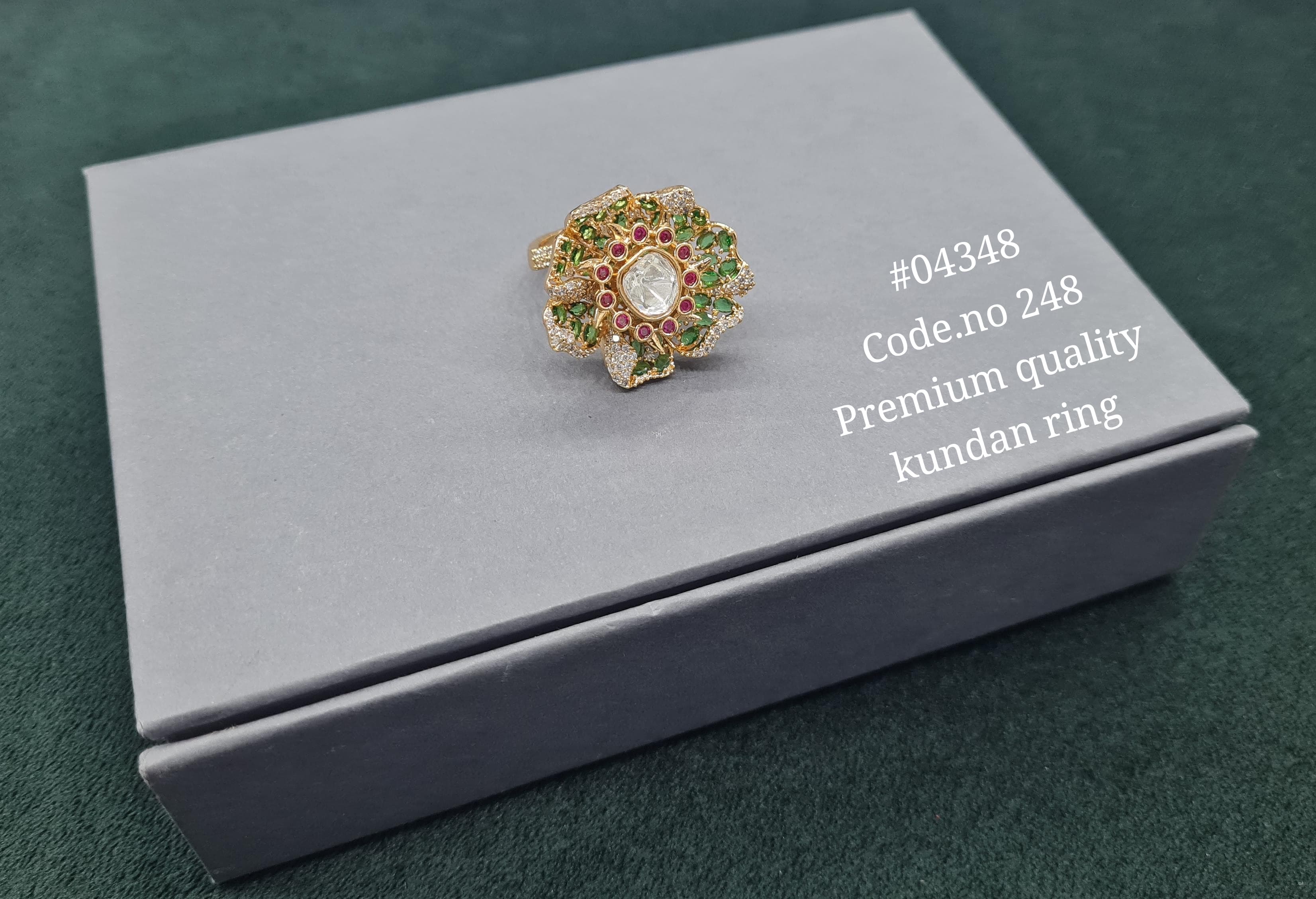 Kundan Fingerring 04348