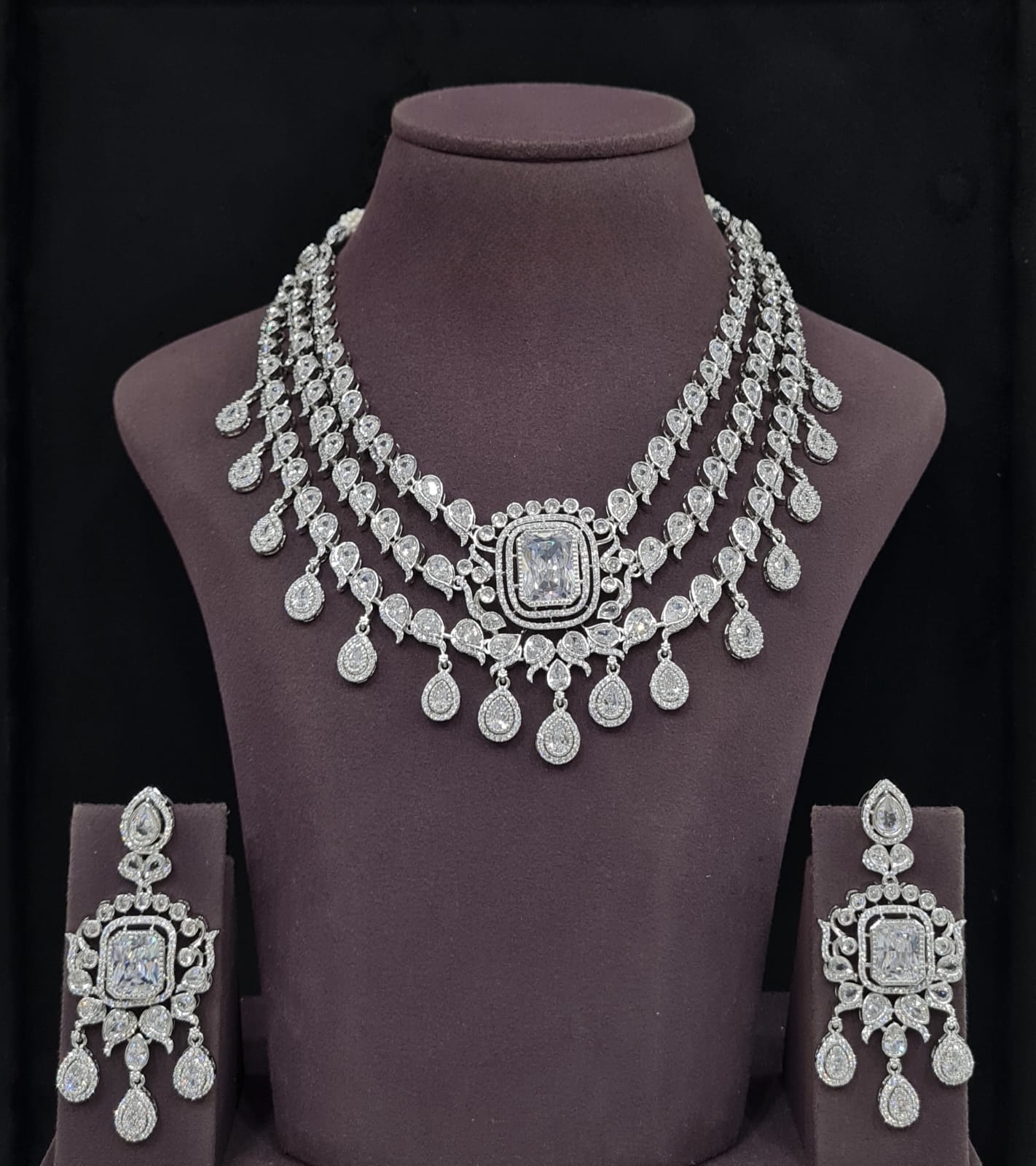 Cz Necklace 11425 - 4