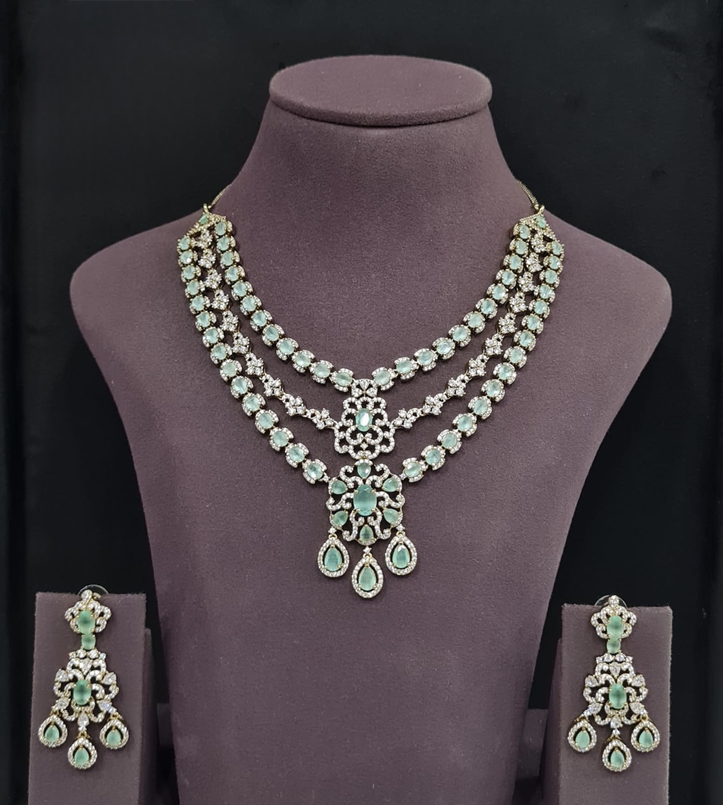 Cz Necklace 11113 - 7