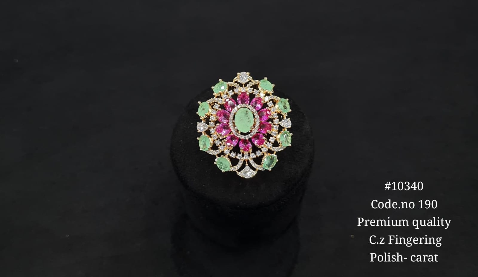 Cz Fingerring 10340 - 3