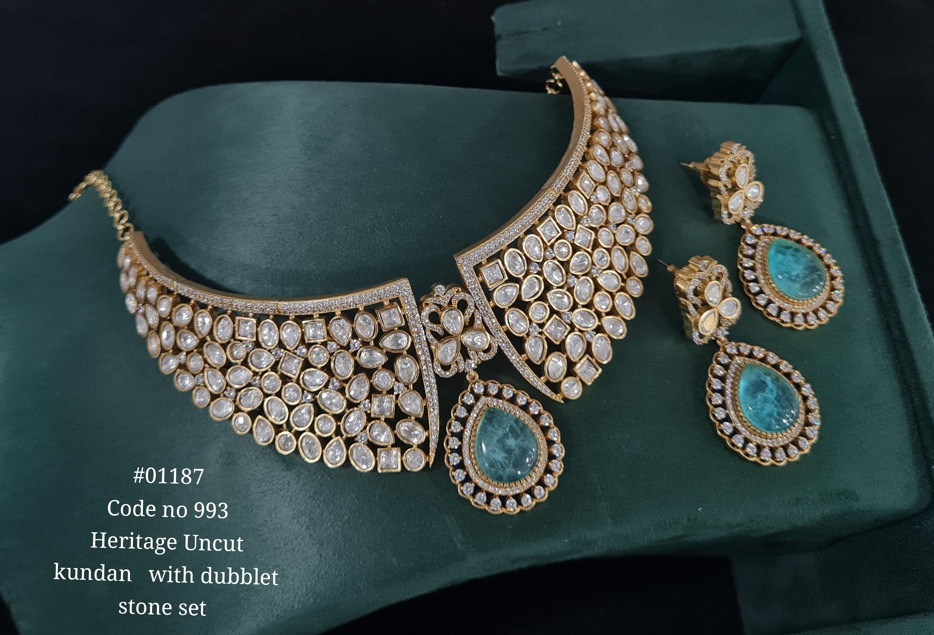 Kundan Necklace 01187 - 6