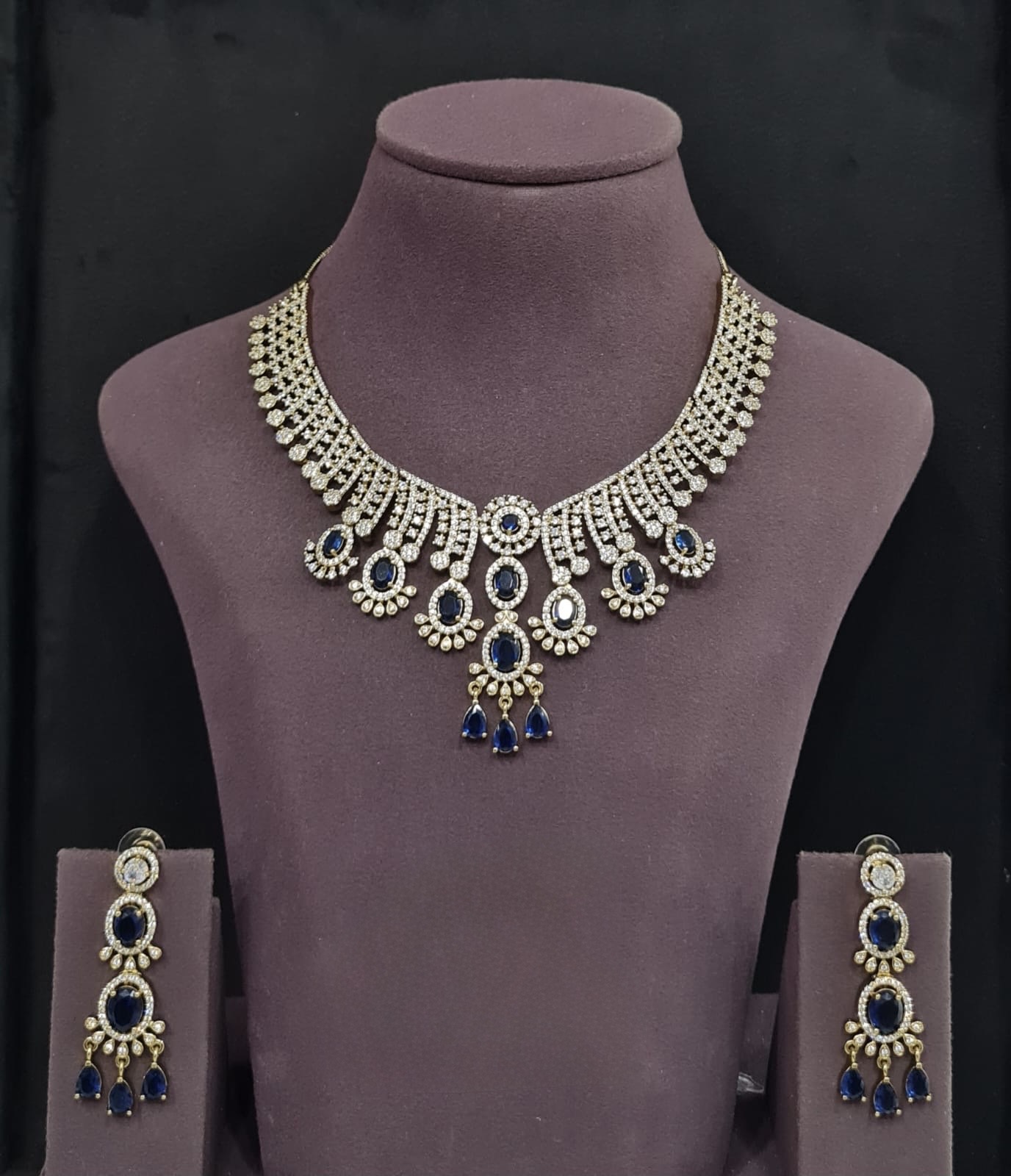 Cz Necklace 11109 - 6