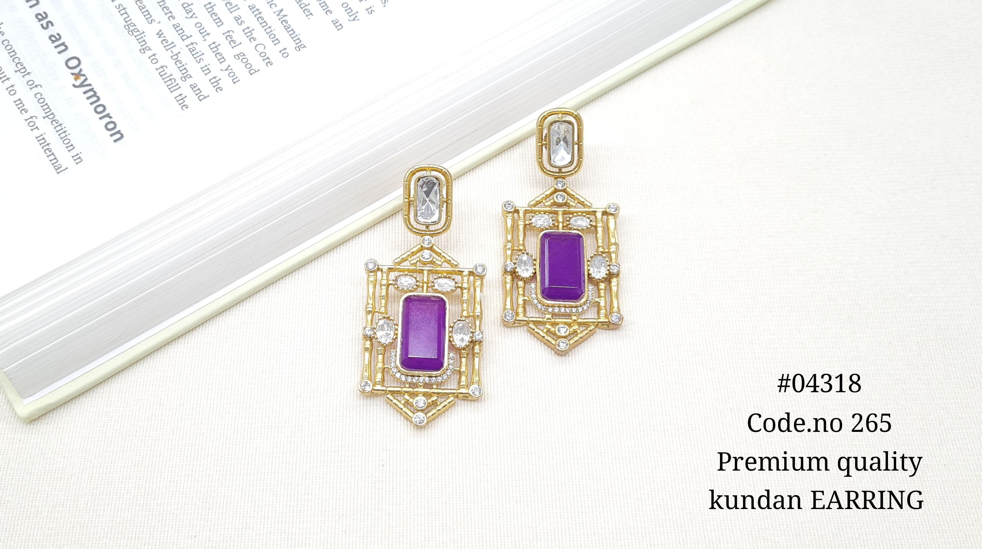 Kundan Earring 04318