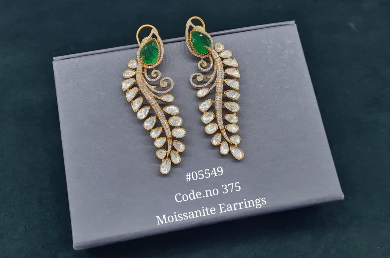 Moissanite Earrings 05549 - 3