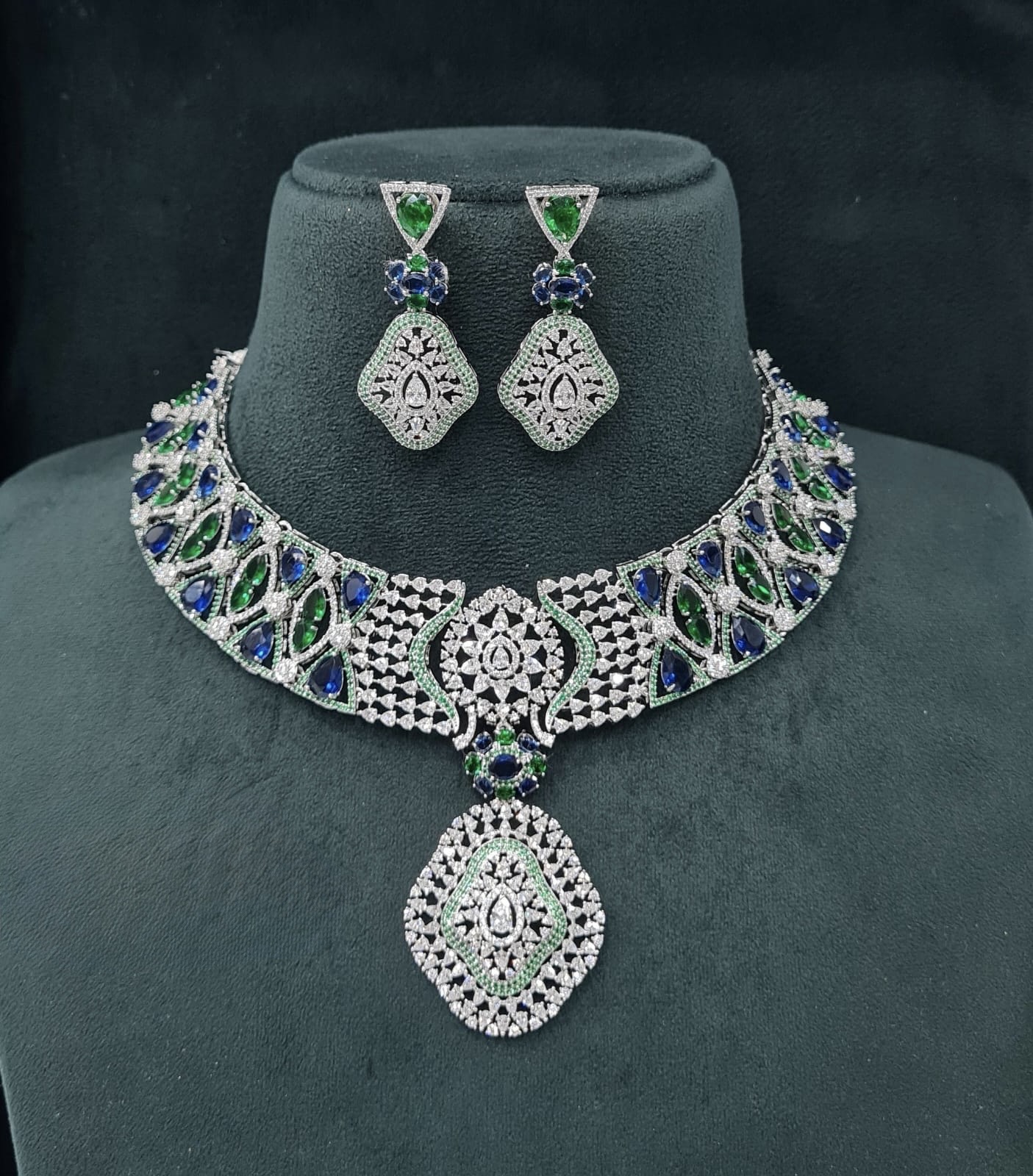 Cz Necklace 06097 - 6