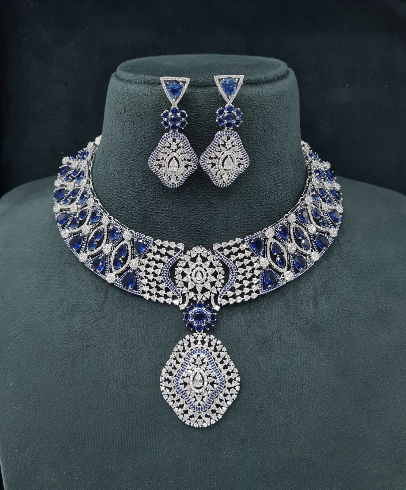 Cz Necklace 06097 - 7