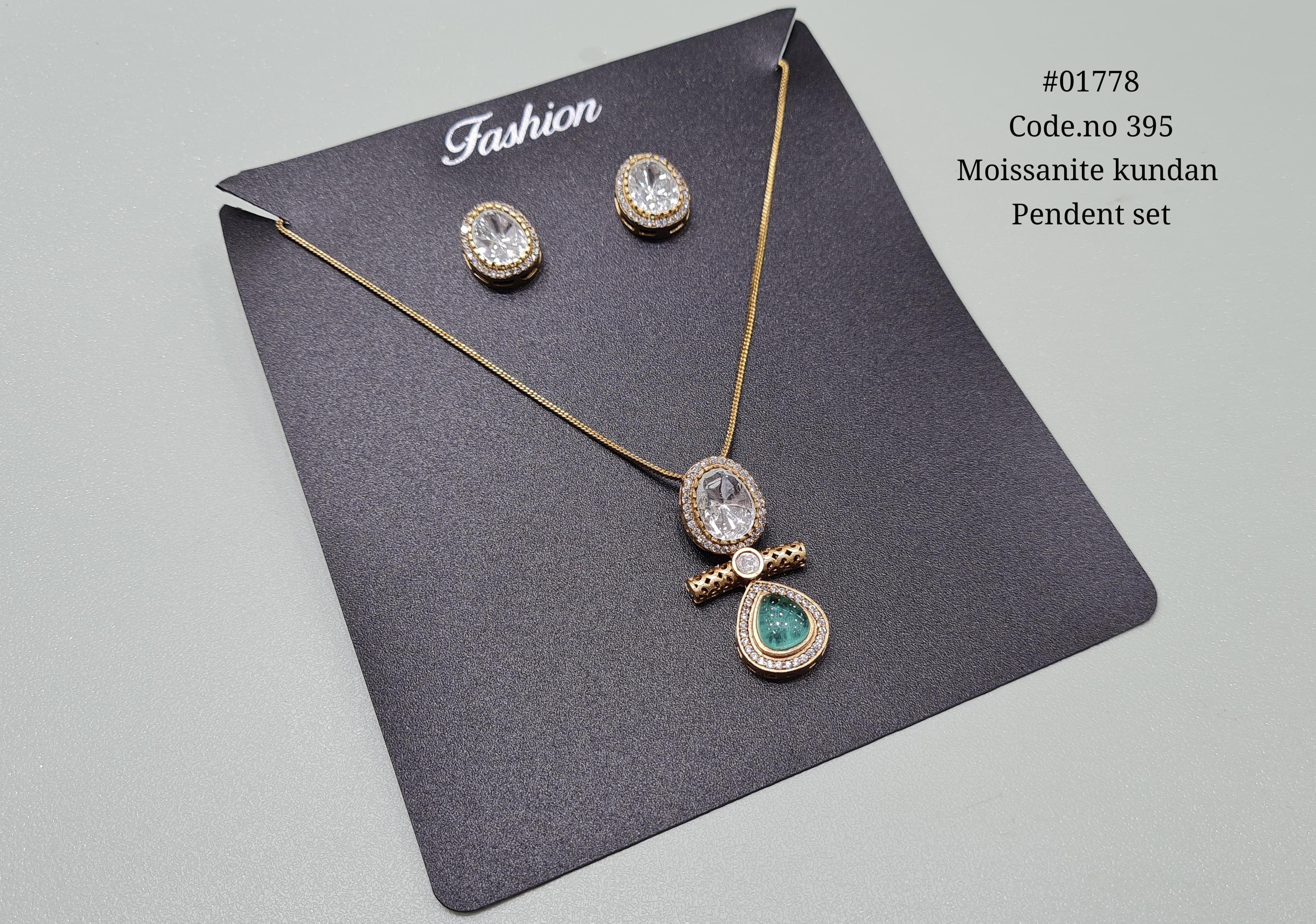 kundan pendant set  01778 - 3