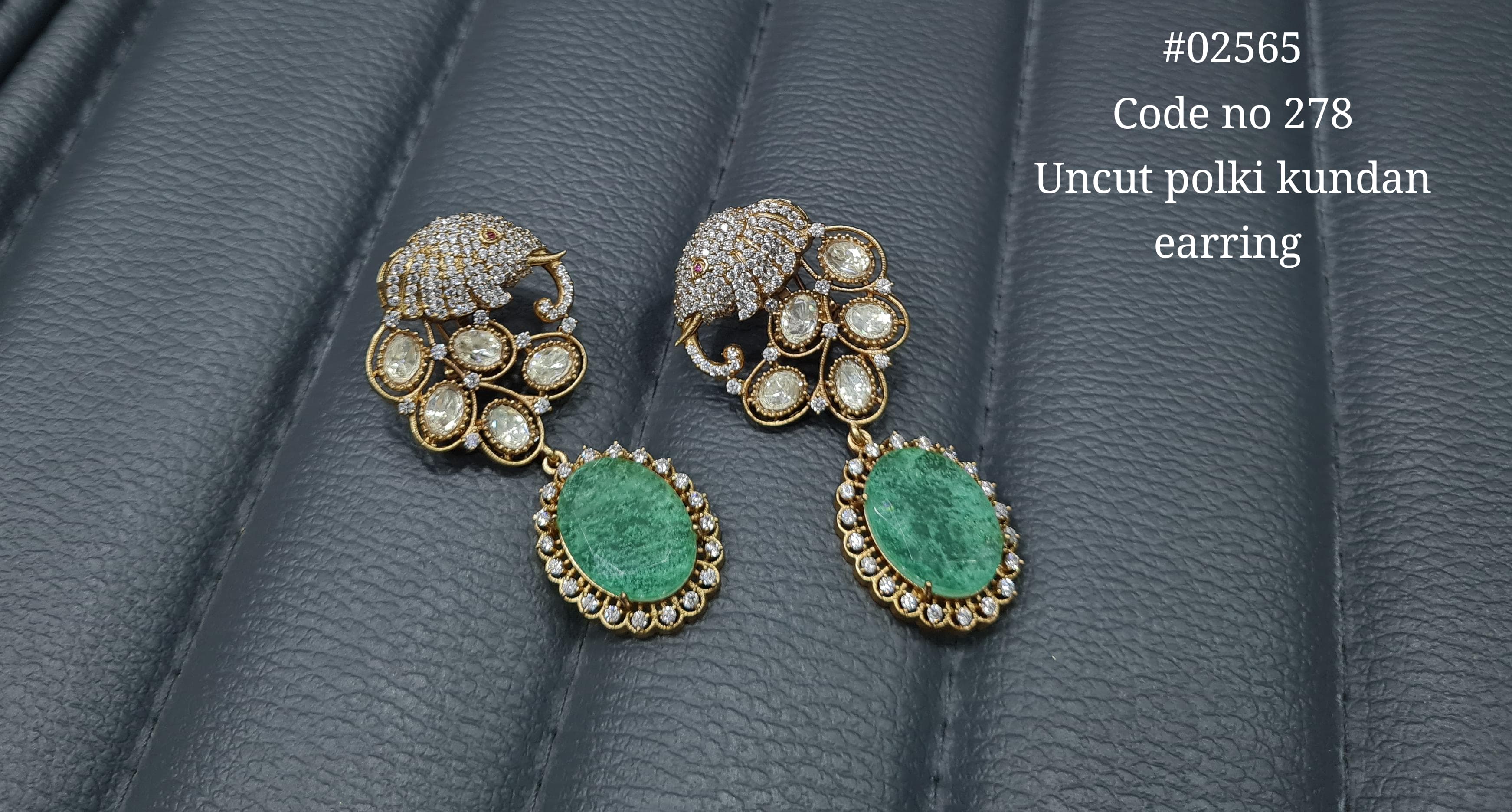 Kundan earrings 02565