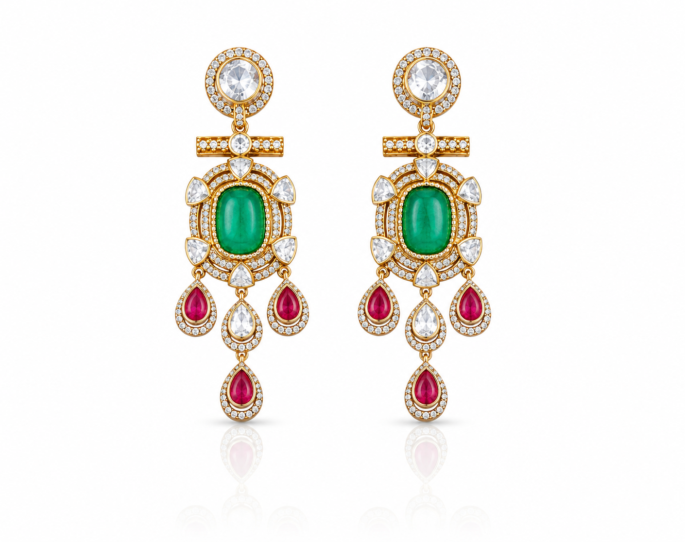 Moissanite Earrings 03988 - 11