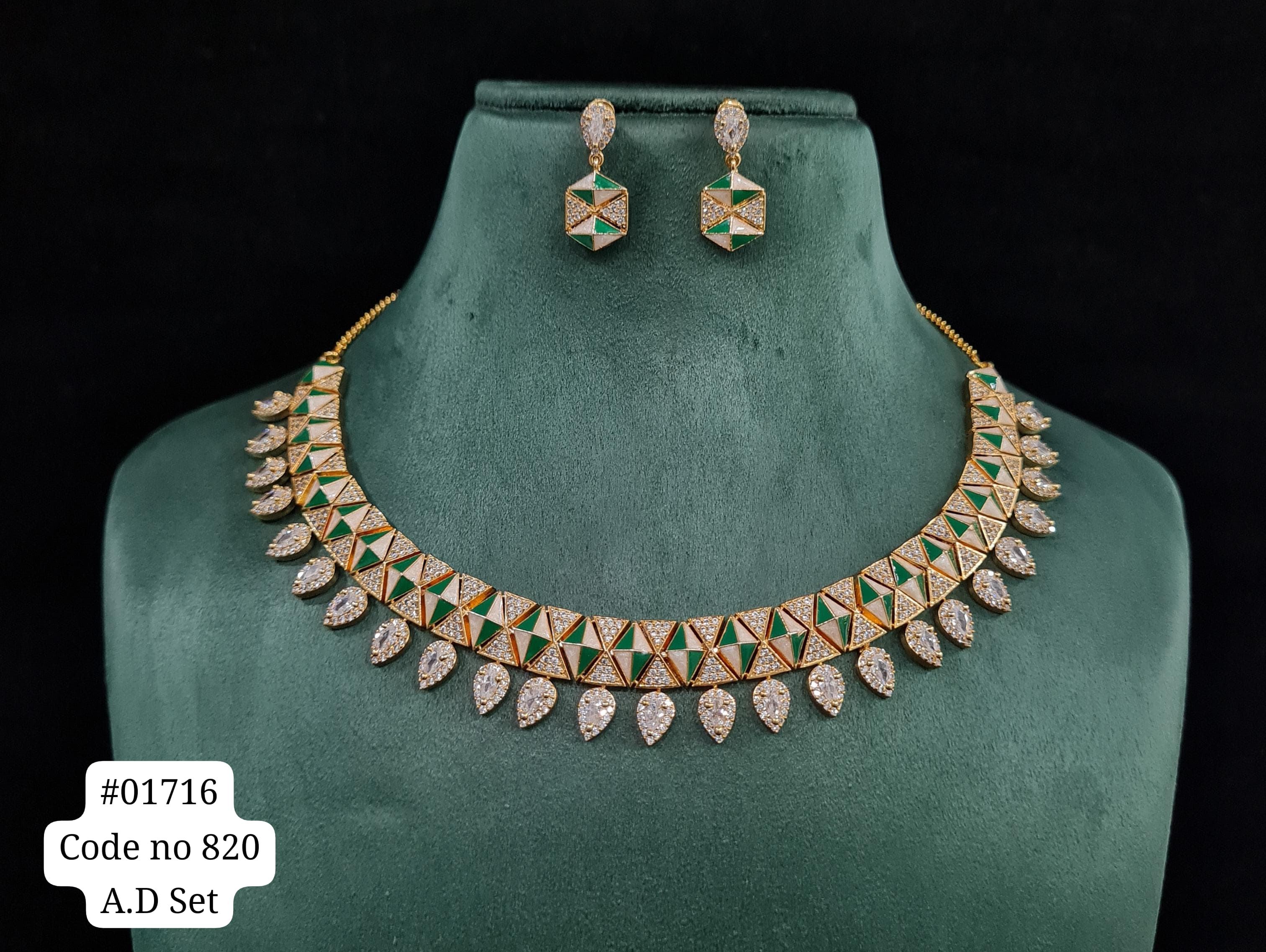 Cz necklace 01716 - 8