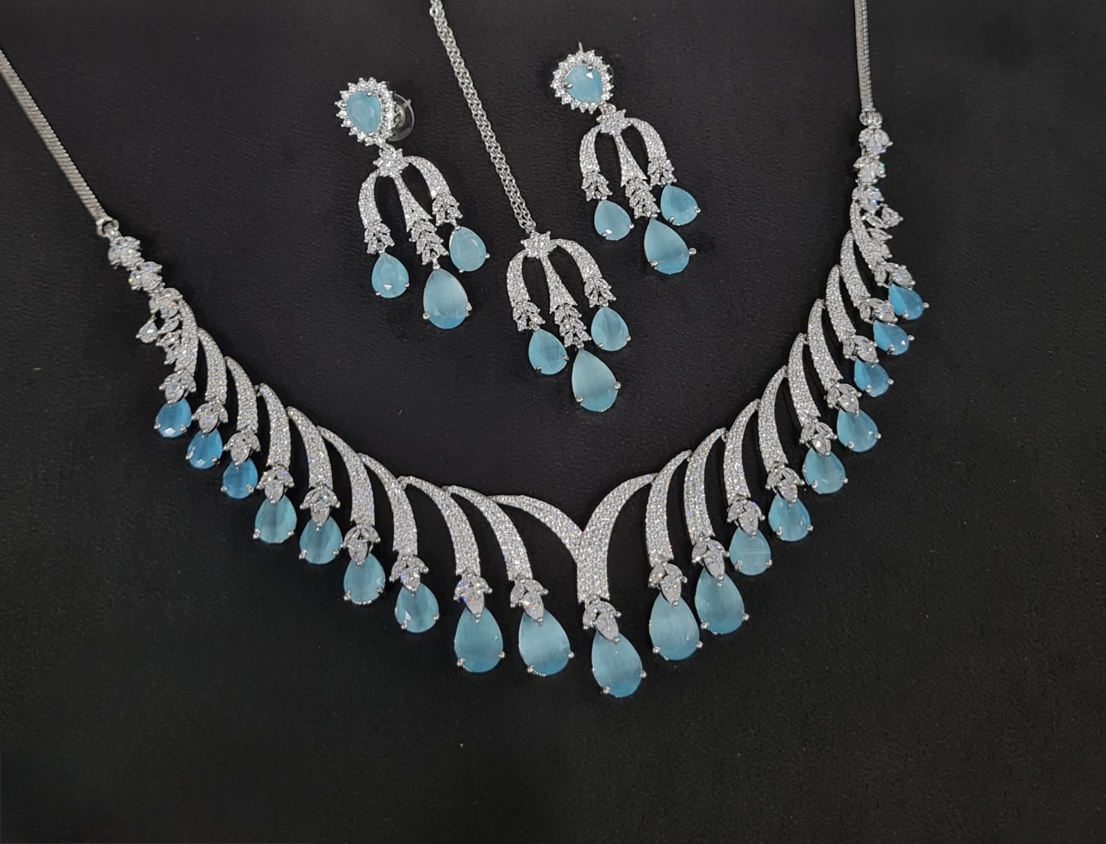 Cz Necklace 10640 - 14