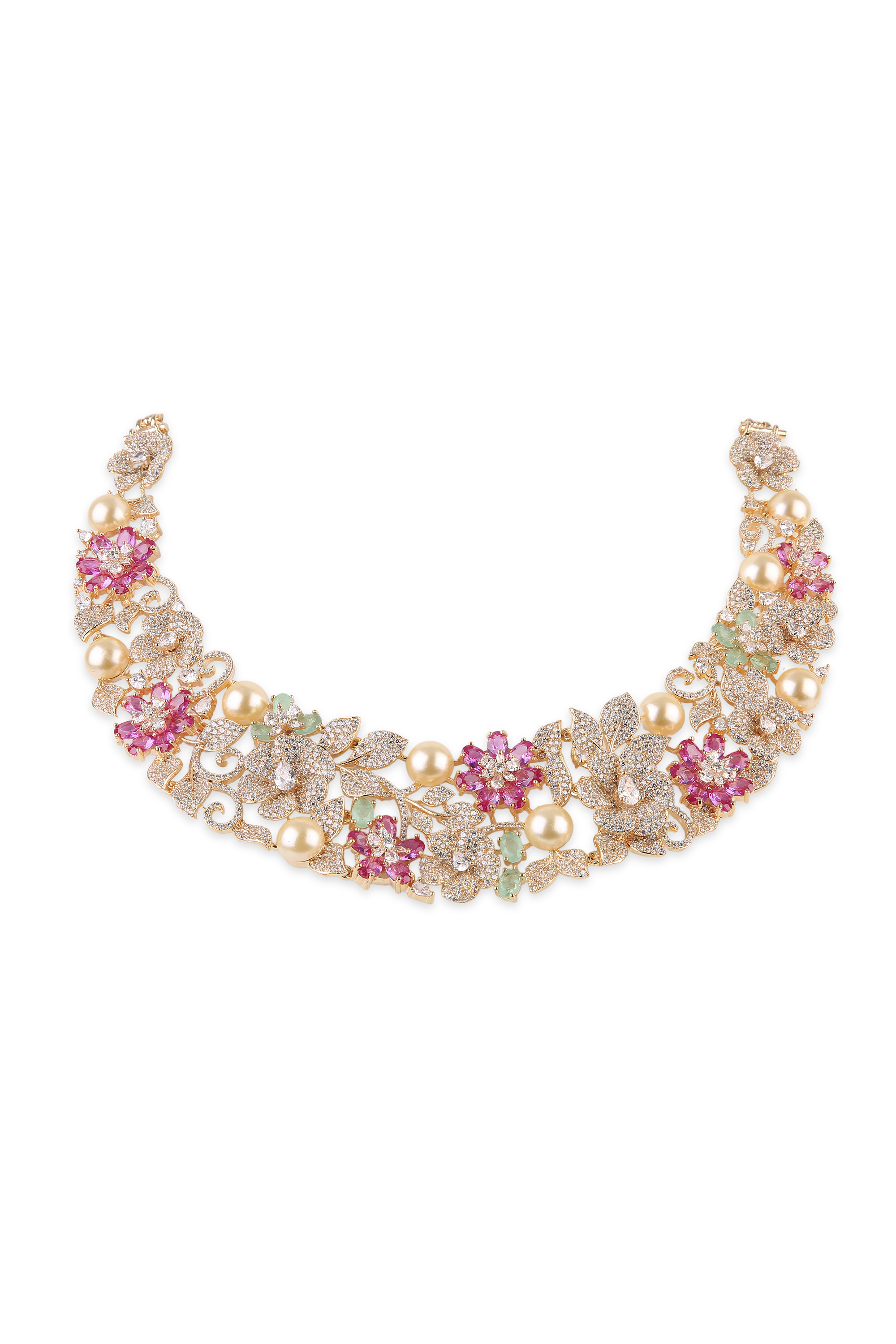 Cz Necklace 09071 - 5
