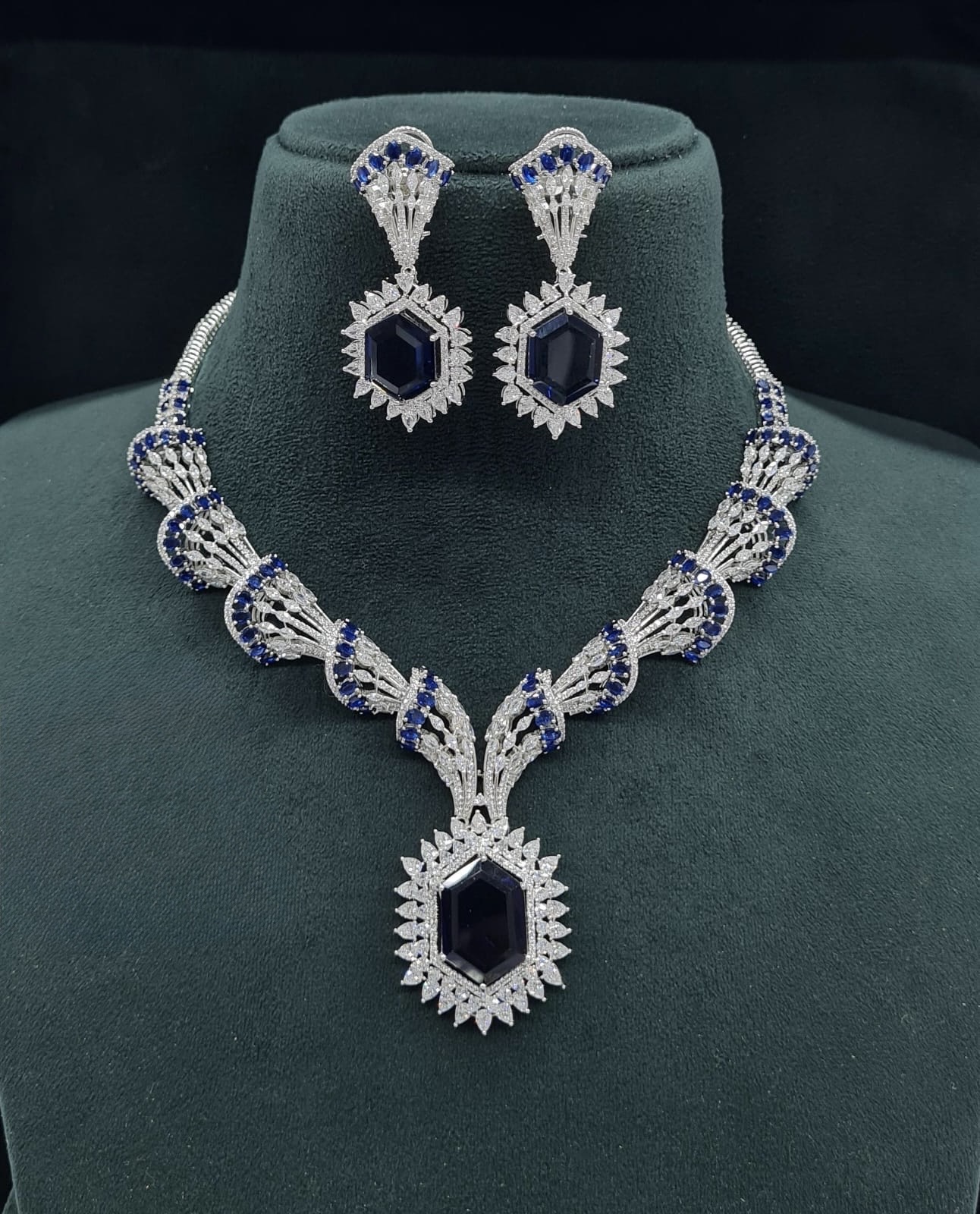 Cz Necklace 06095 - 3