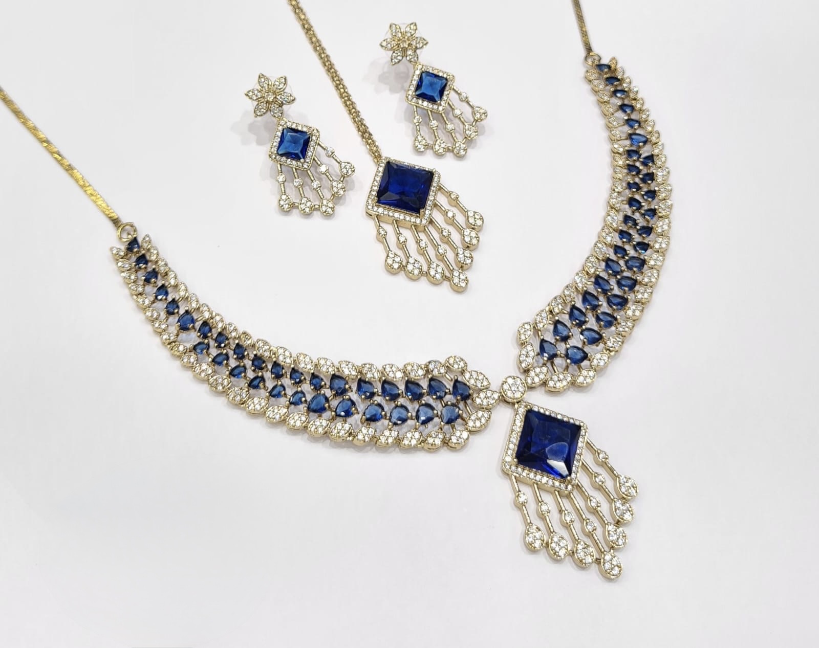 Cz Necklace 09425 - 6