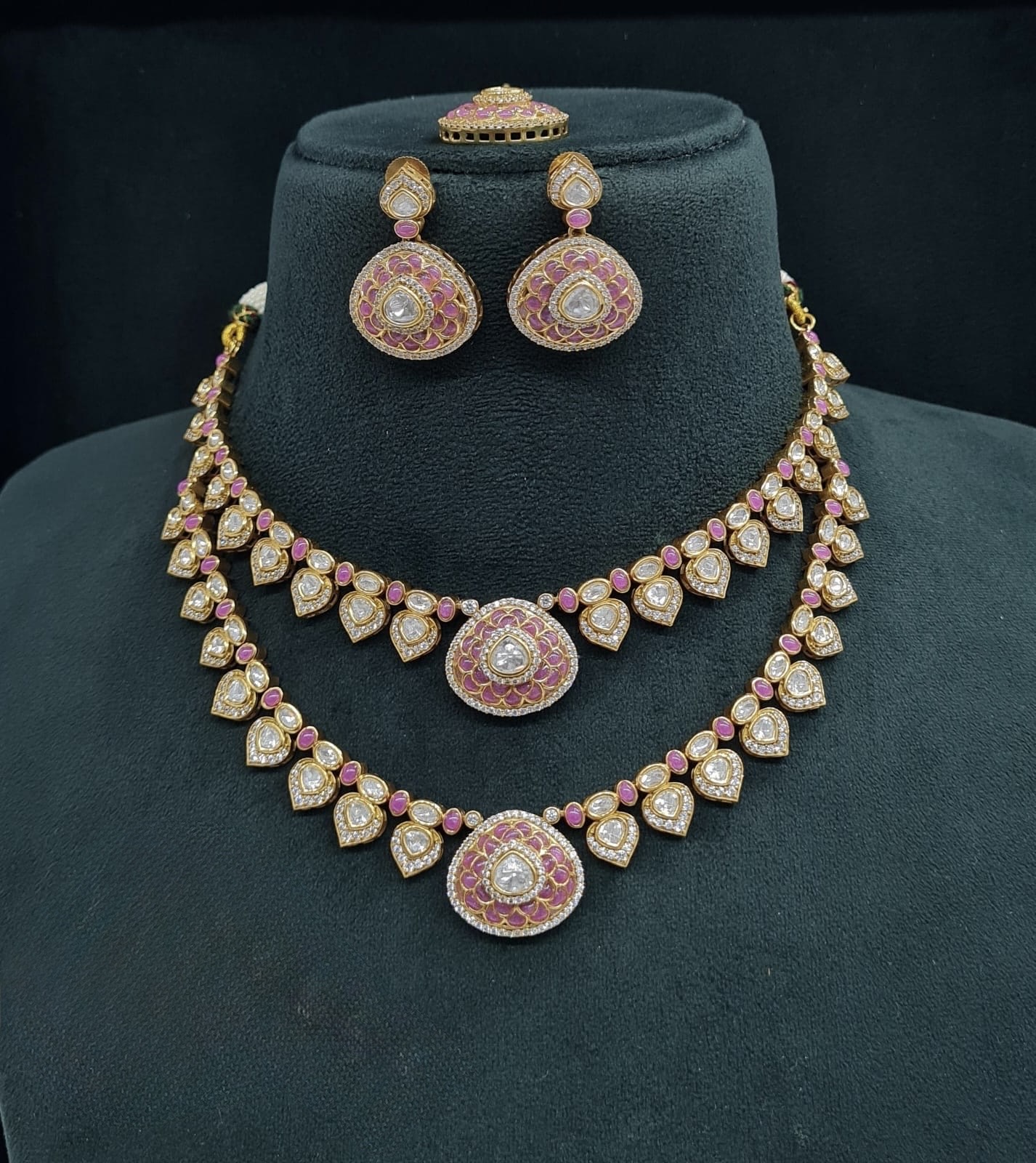 Kundan Necklace 06698 - 3