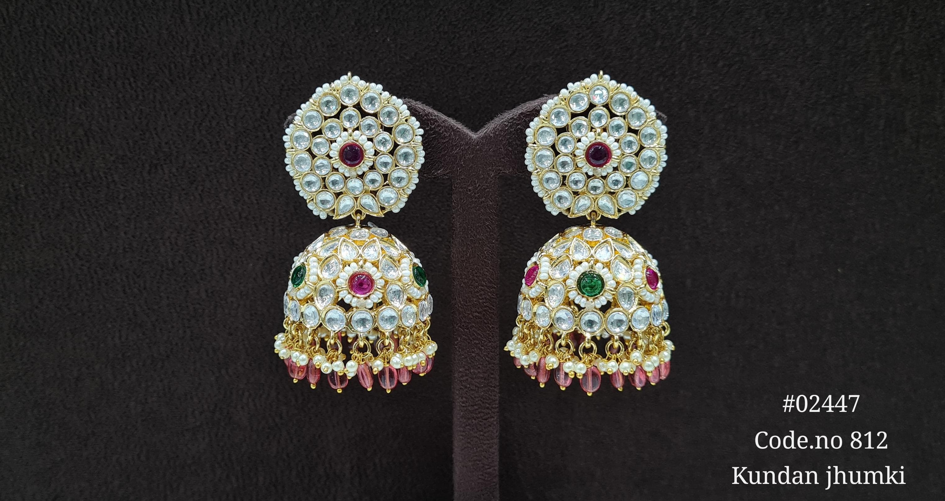 Kundan Jhumka 02447