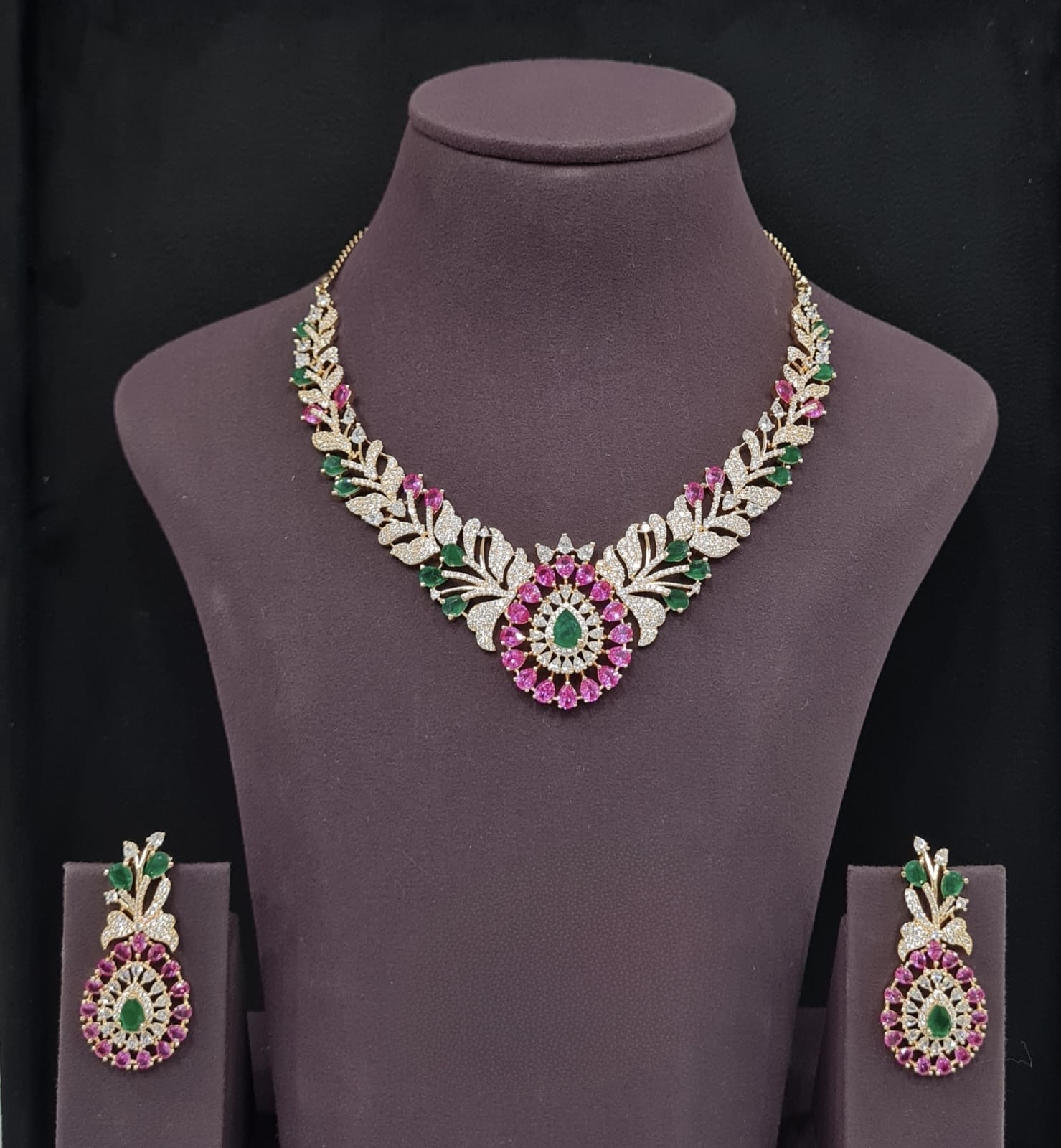 Cz Necklace 10626 - 4