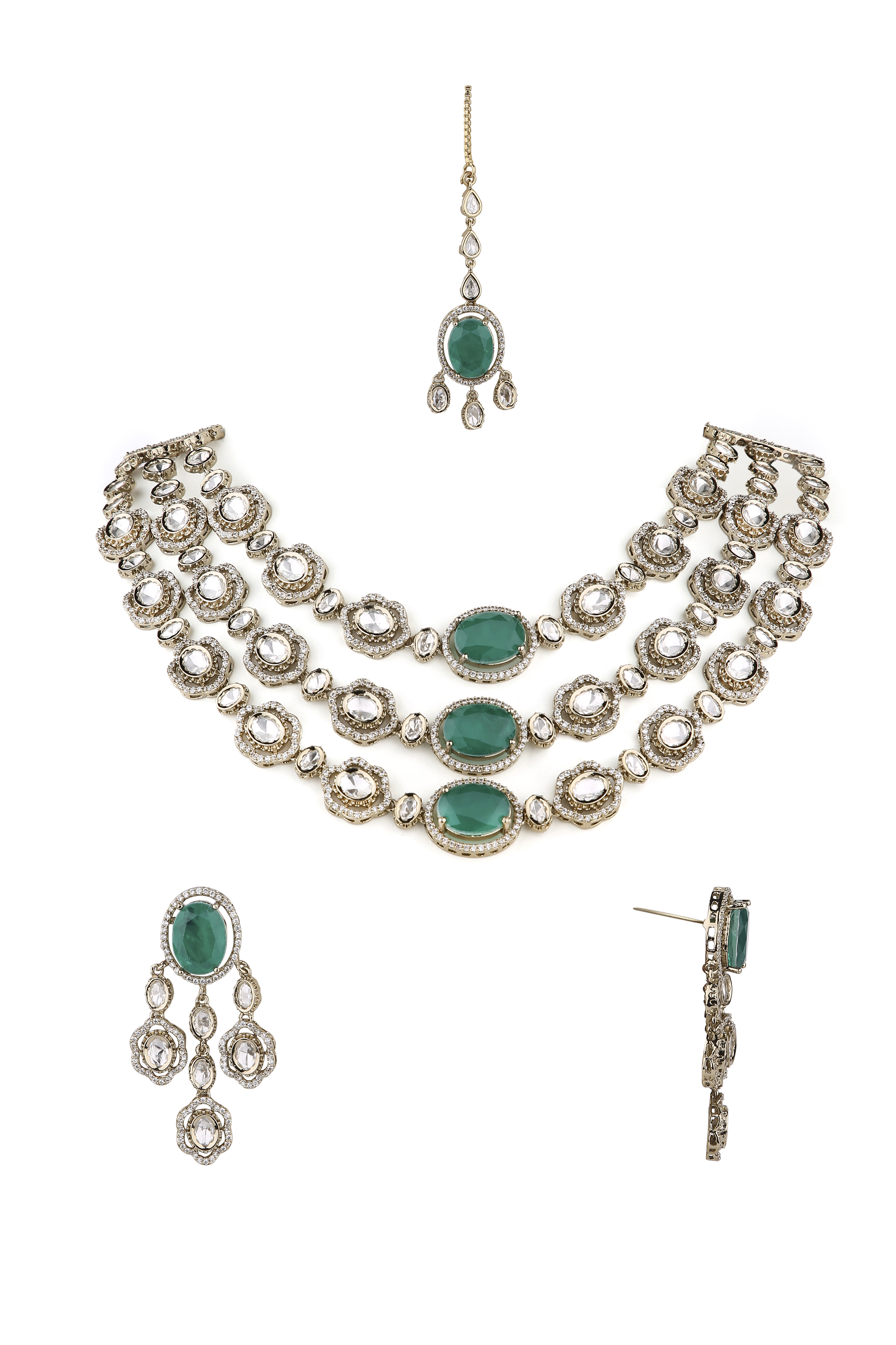 Kundan Necklace 01962 - 11