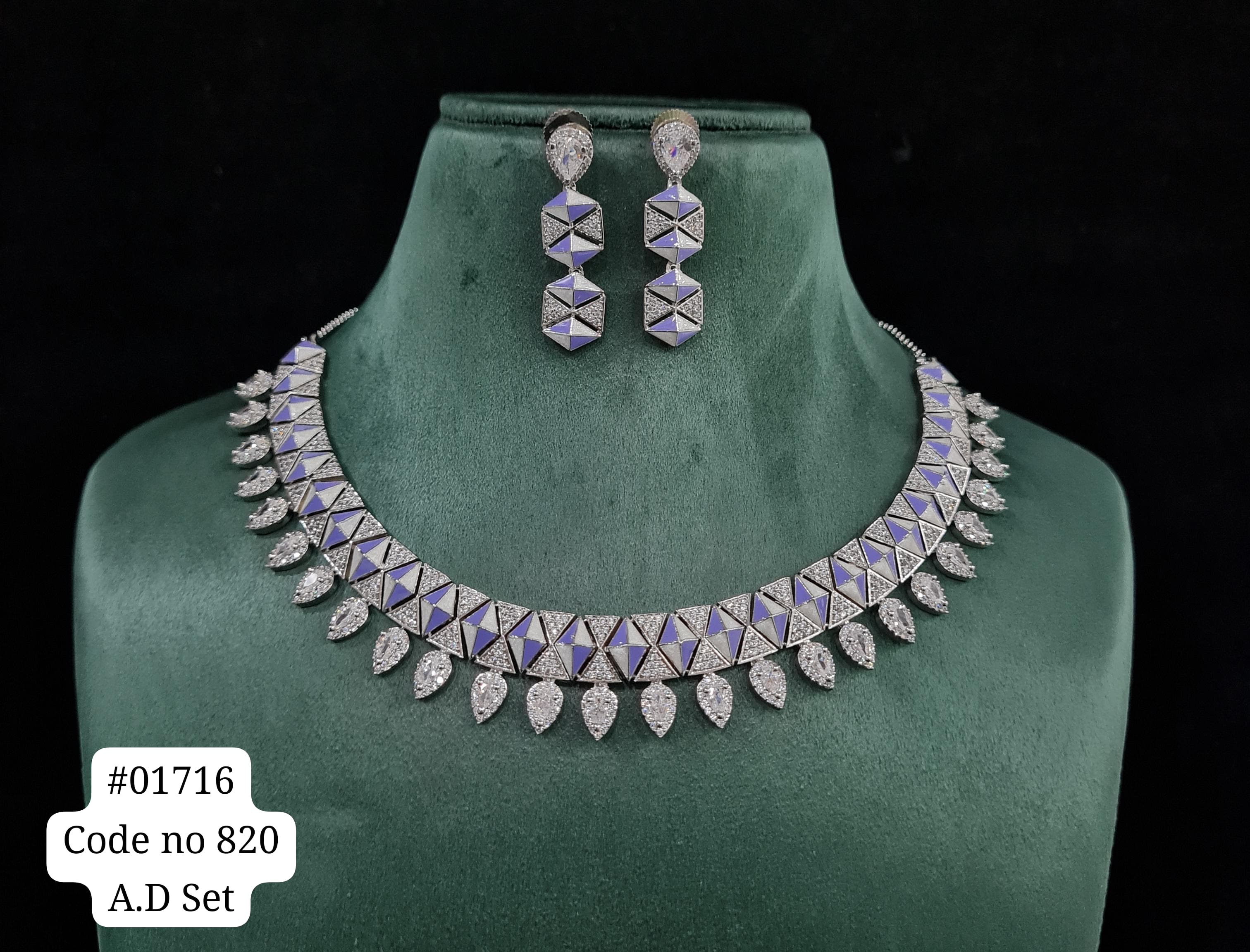 Cz necklace 01716 - 3