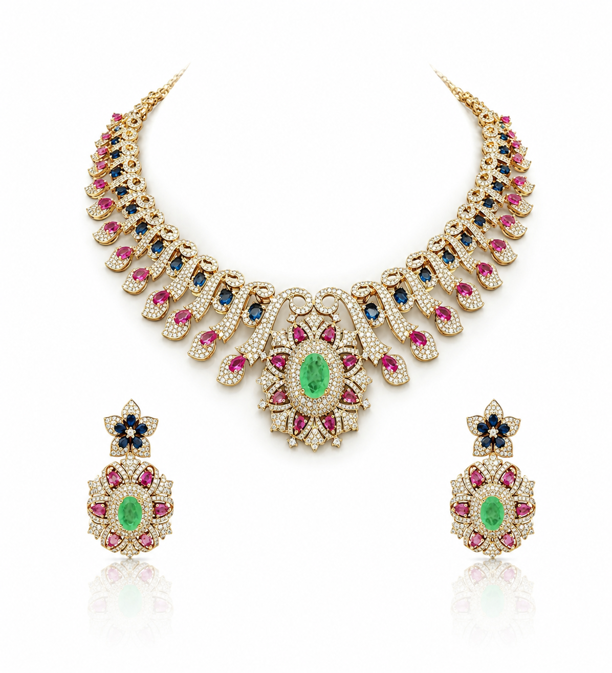 Cz Necklace 10575