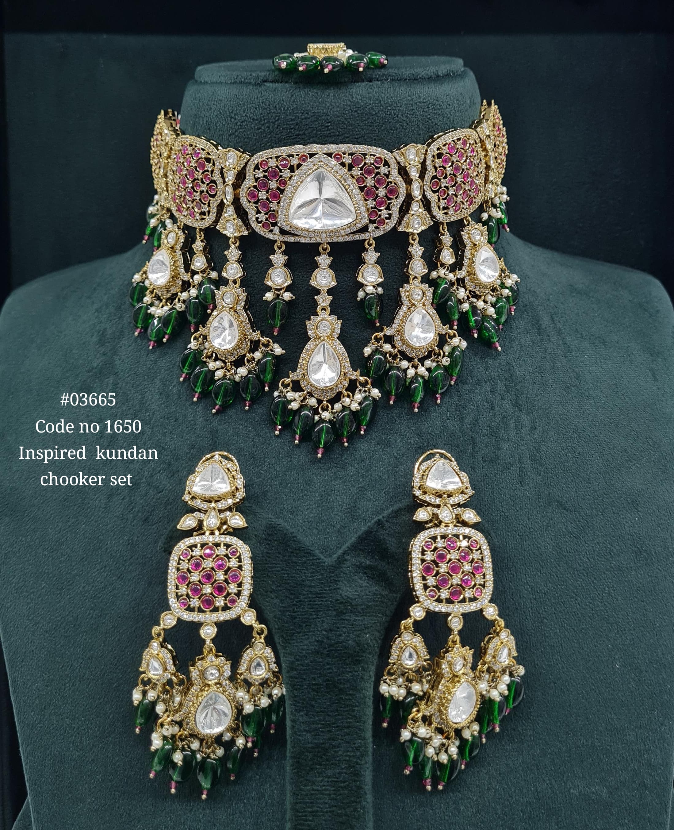 Kundan Choker 03665 - 7