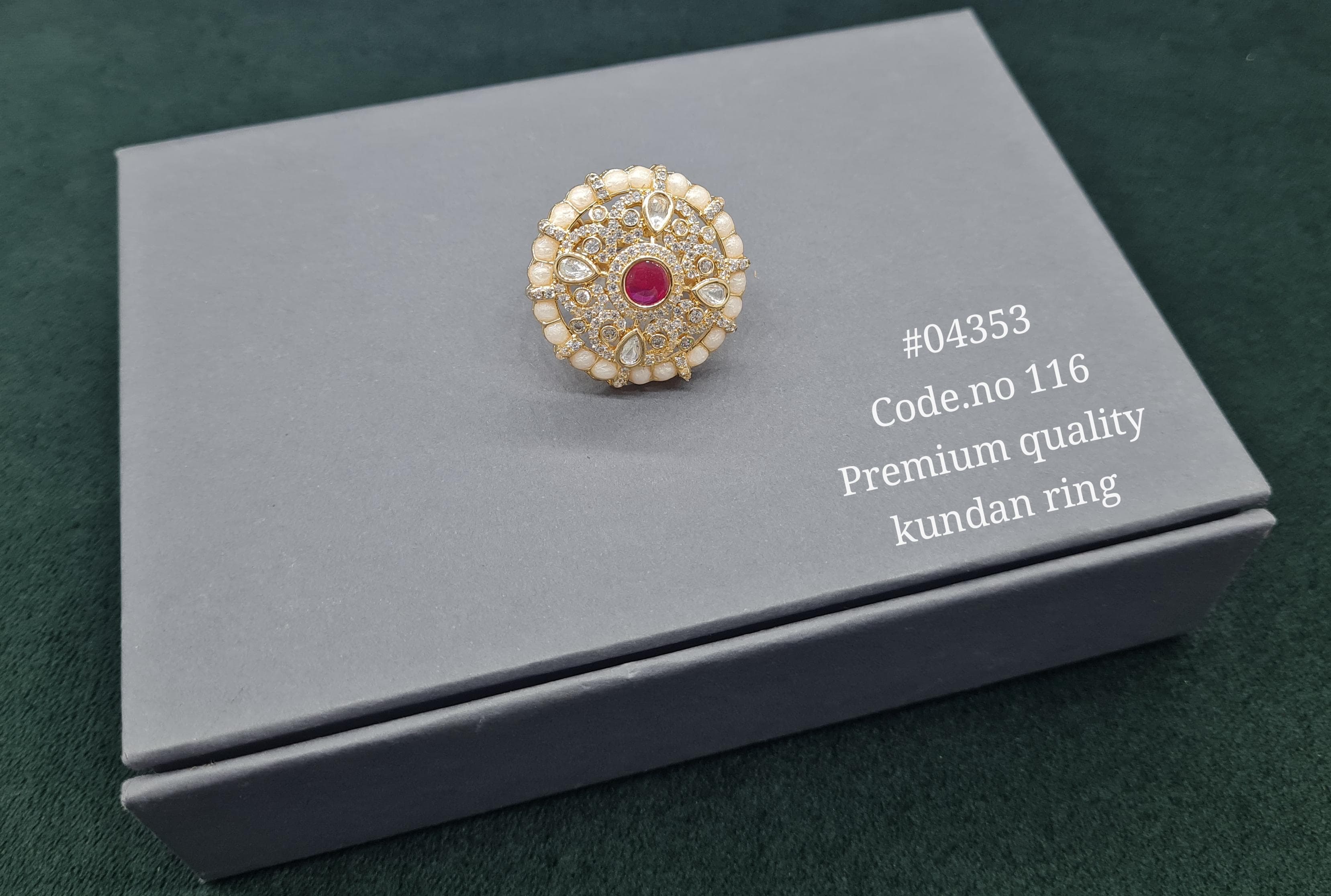 Kundan Fingerring 04353 - 8