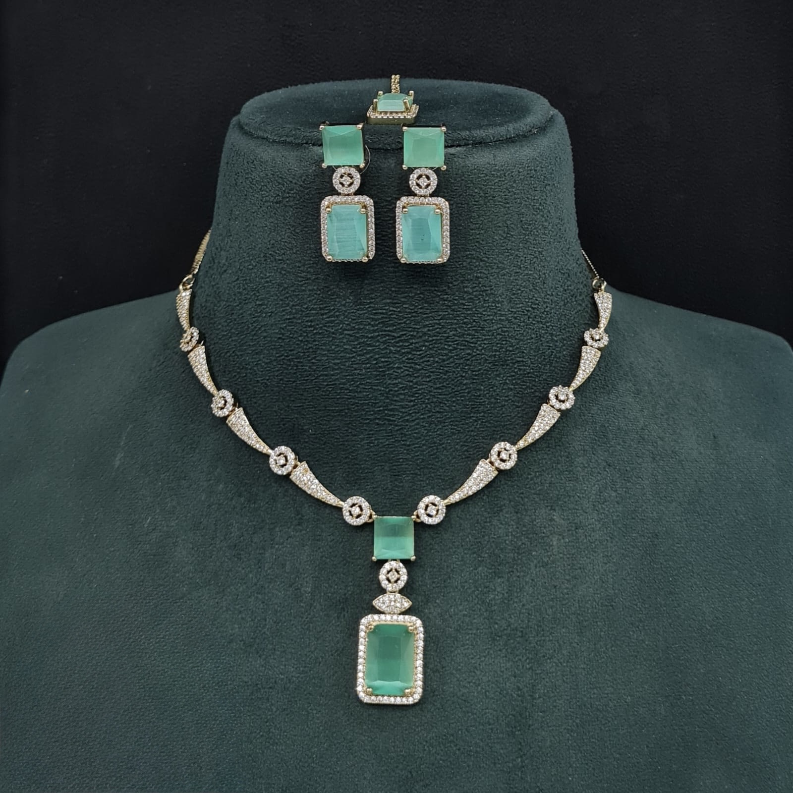 Cz Necklace 10260 - 4
