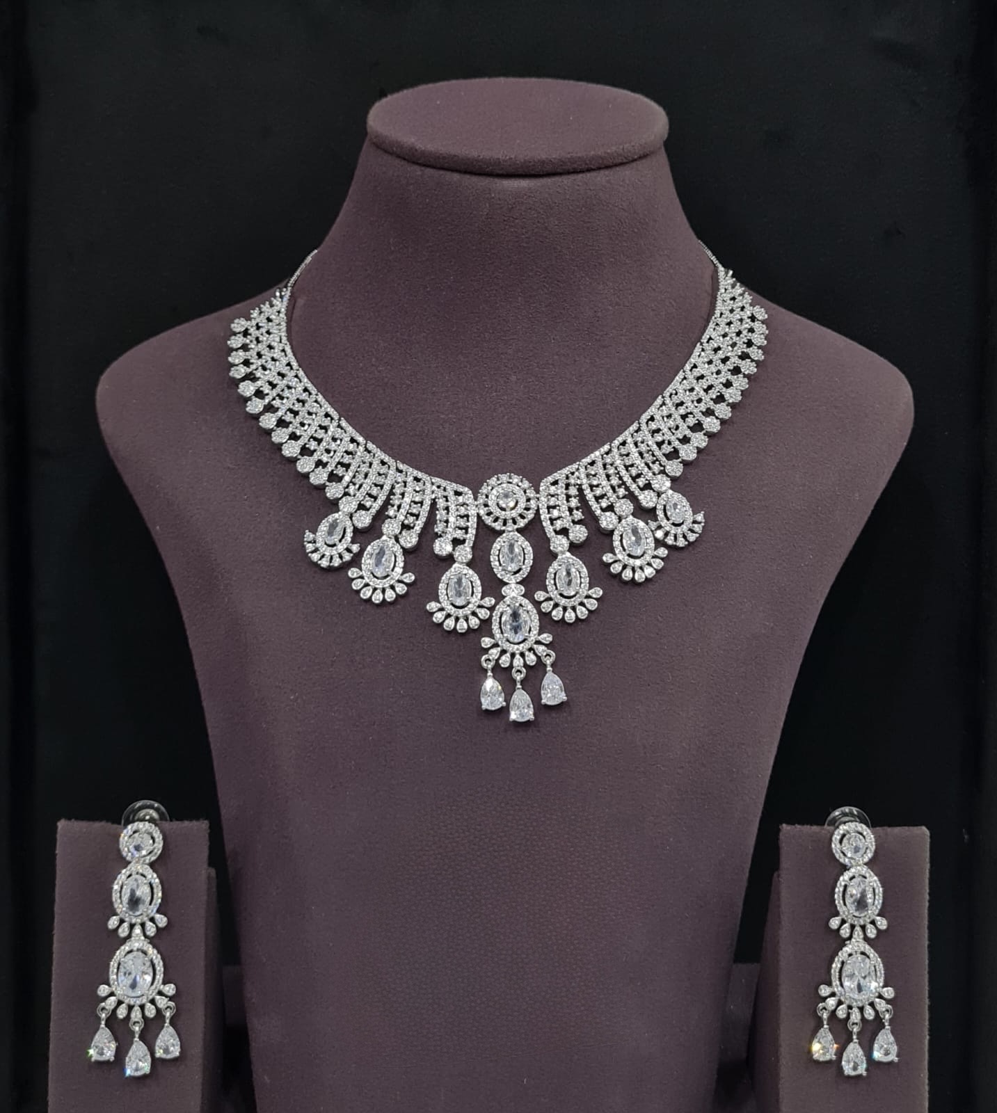 Cz Necklace 11109 - 10
