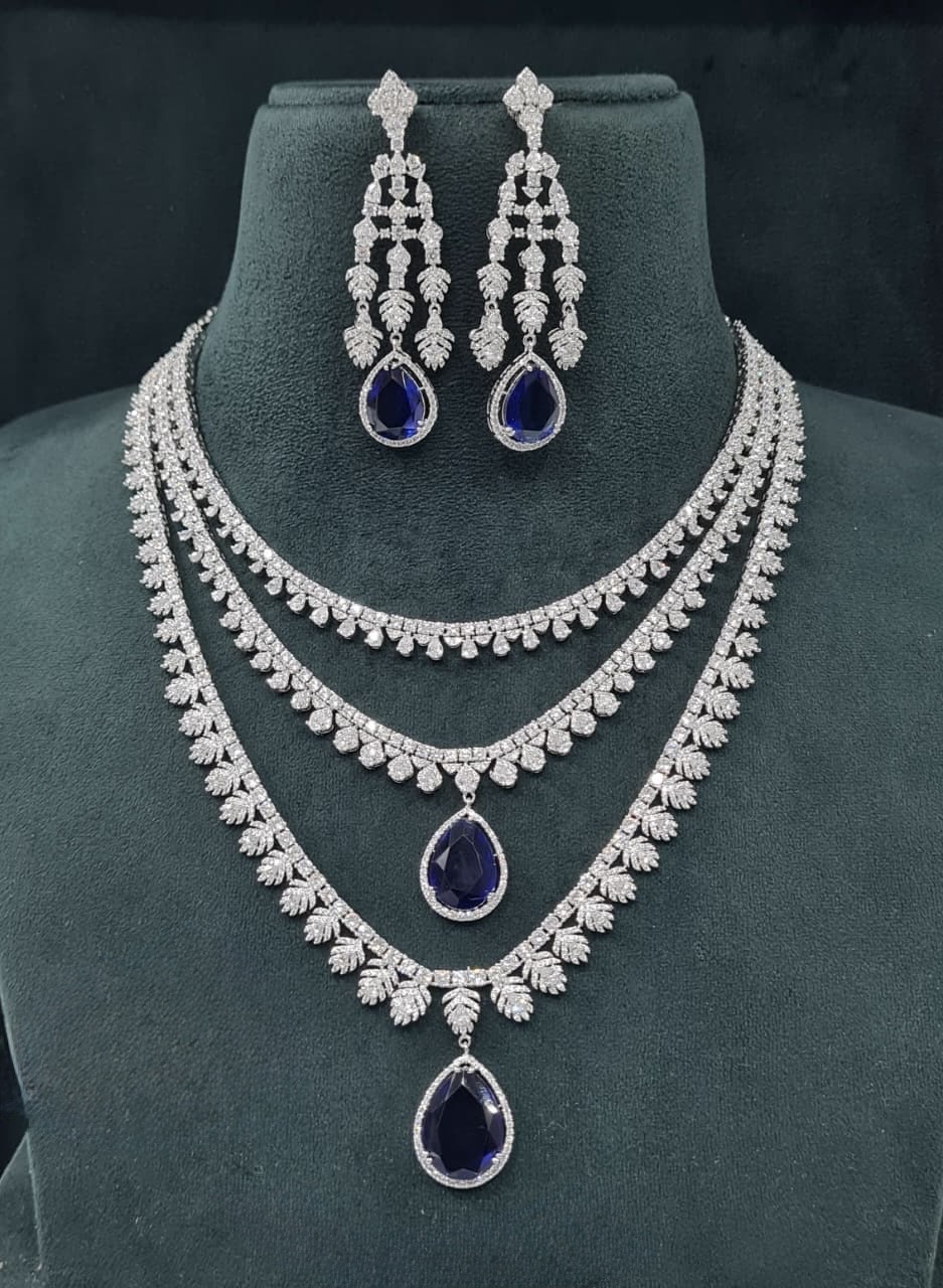 Cz Necklace 06756 - 6