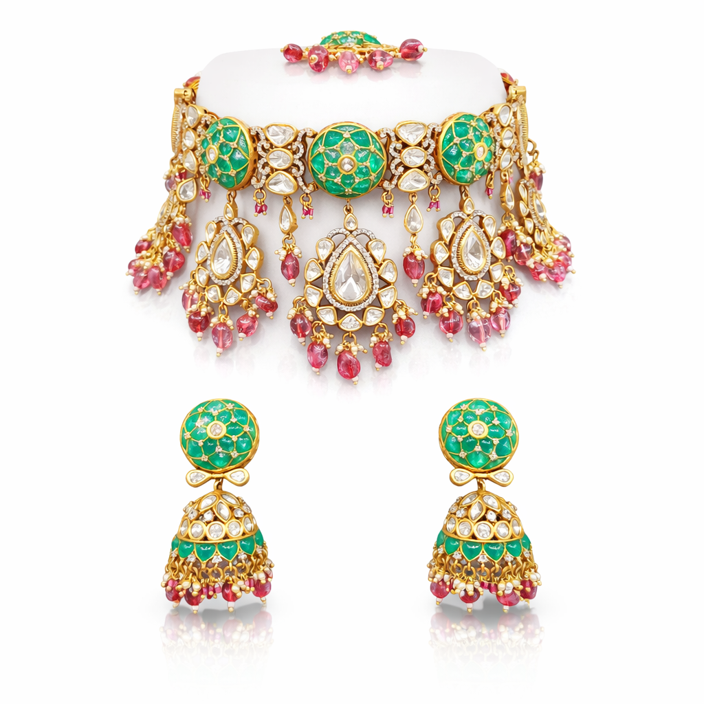 Kundan Necklace 08931 - 9