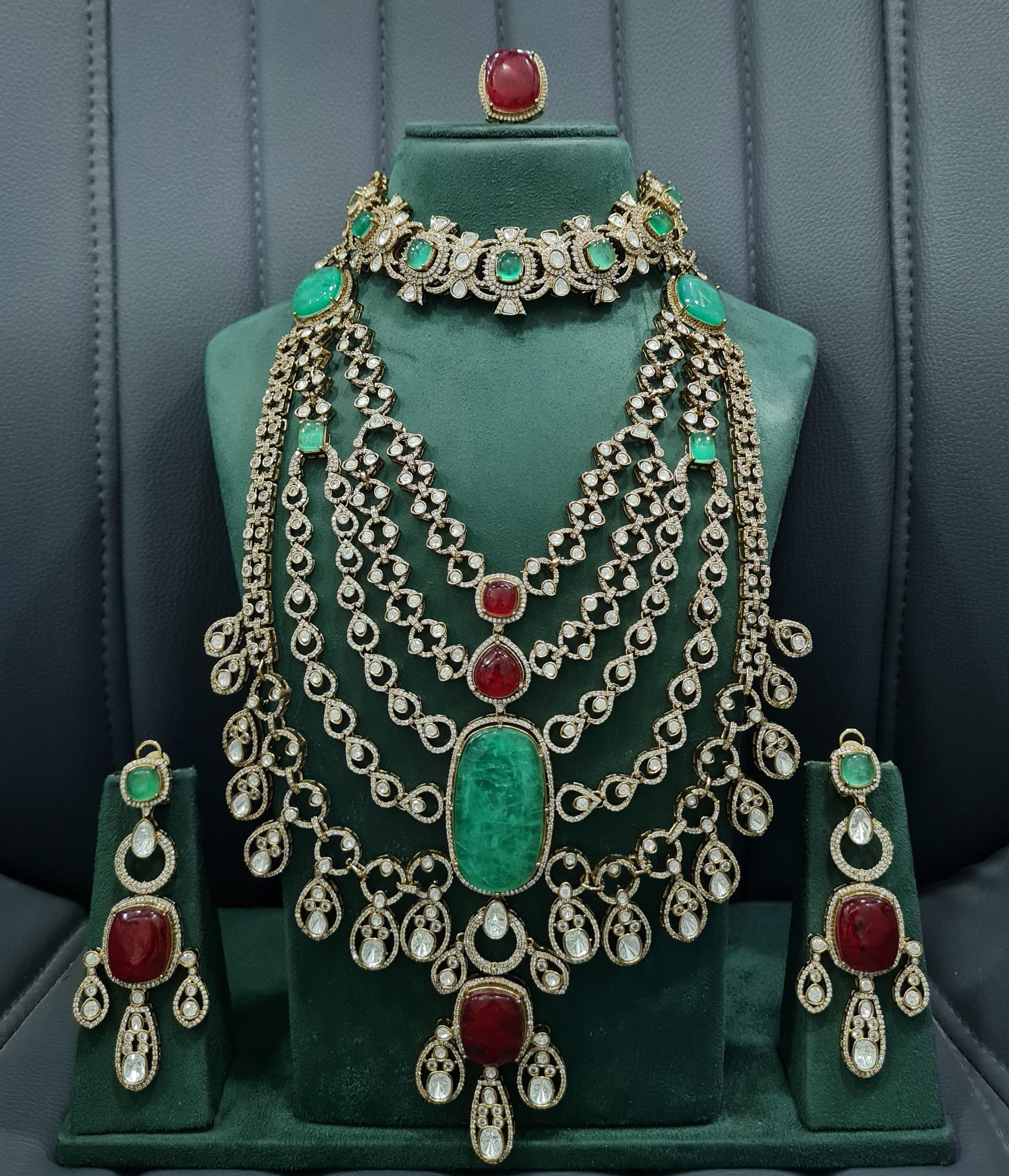 Groom Kundan set (Dosanjh) 03739 - 4