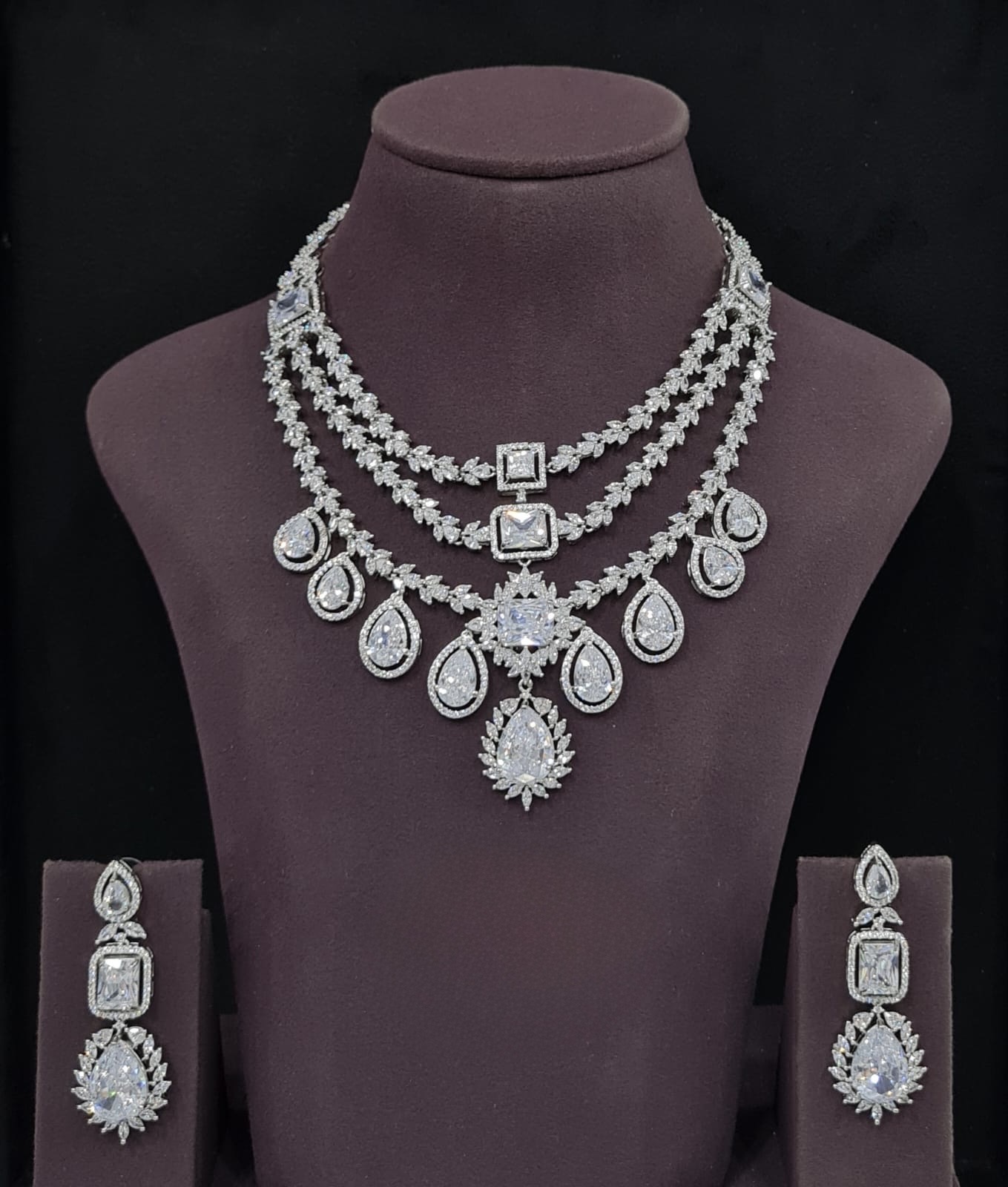 Cz Necklace 10971 - 4