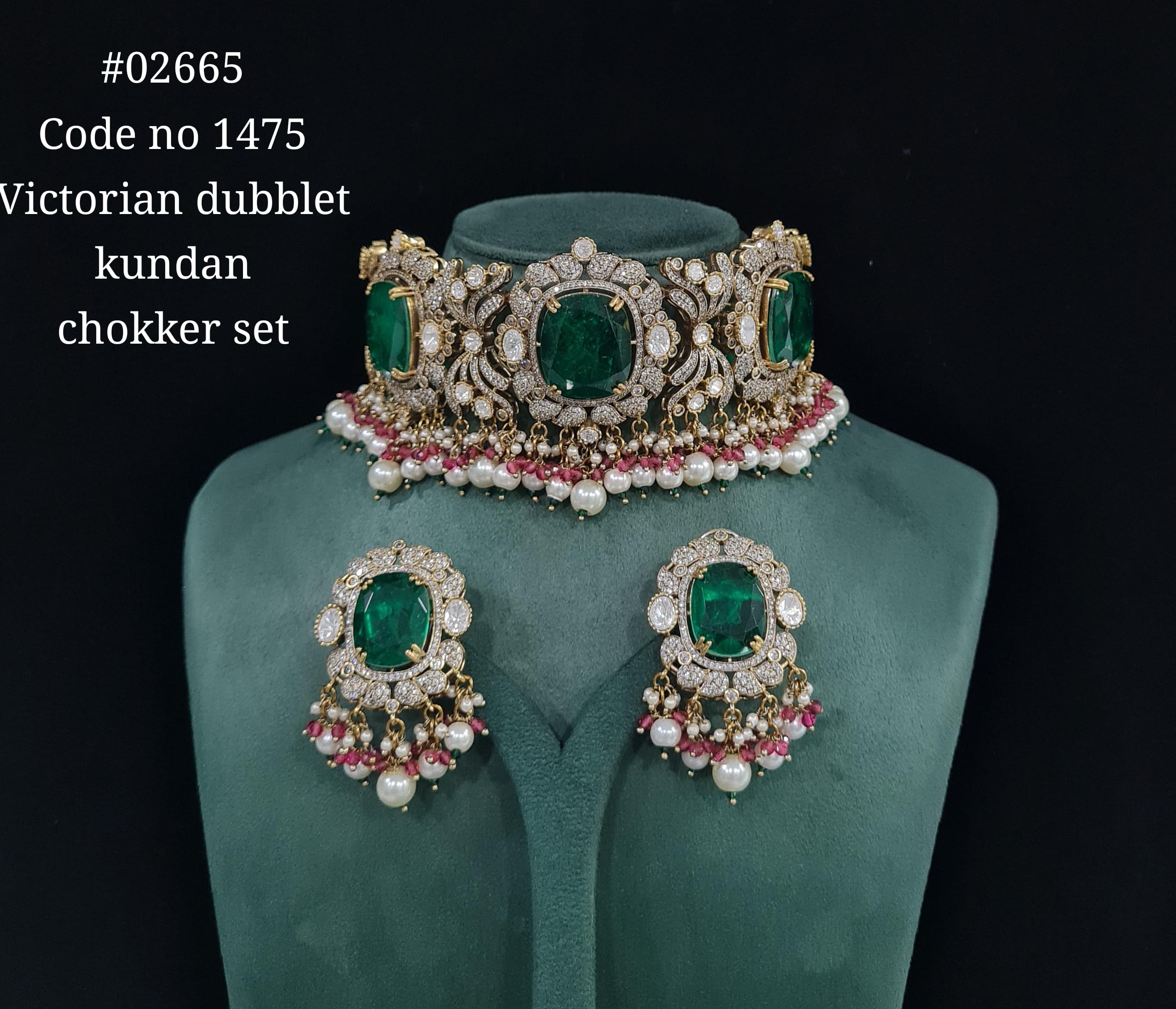 Victorian Kundan Choker 02665
